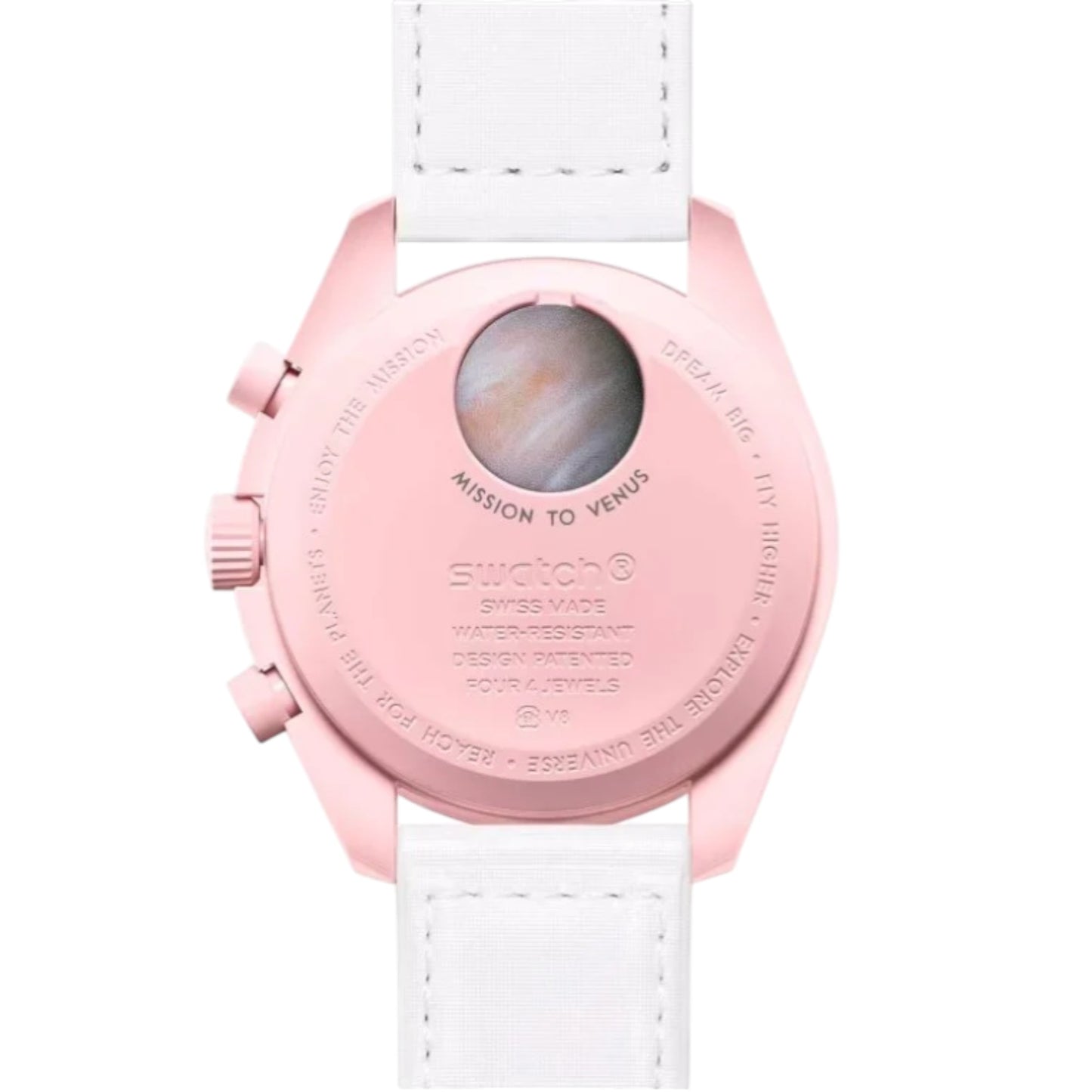 Swatch Omega Bioceramic Moonswatch Mission to Venus watch SO33P100 Dietro