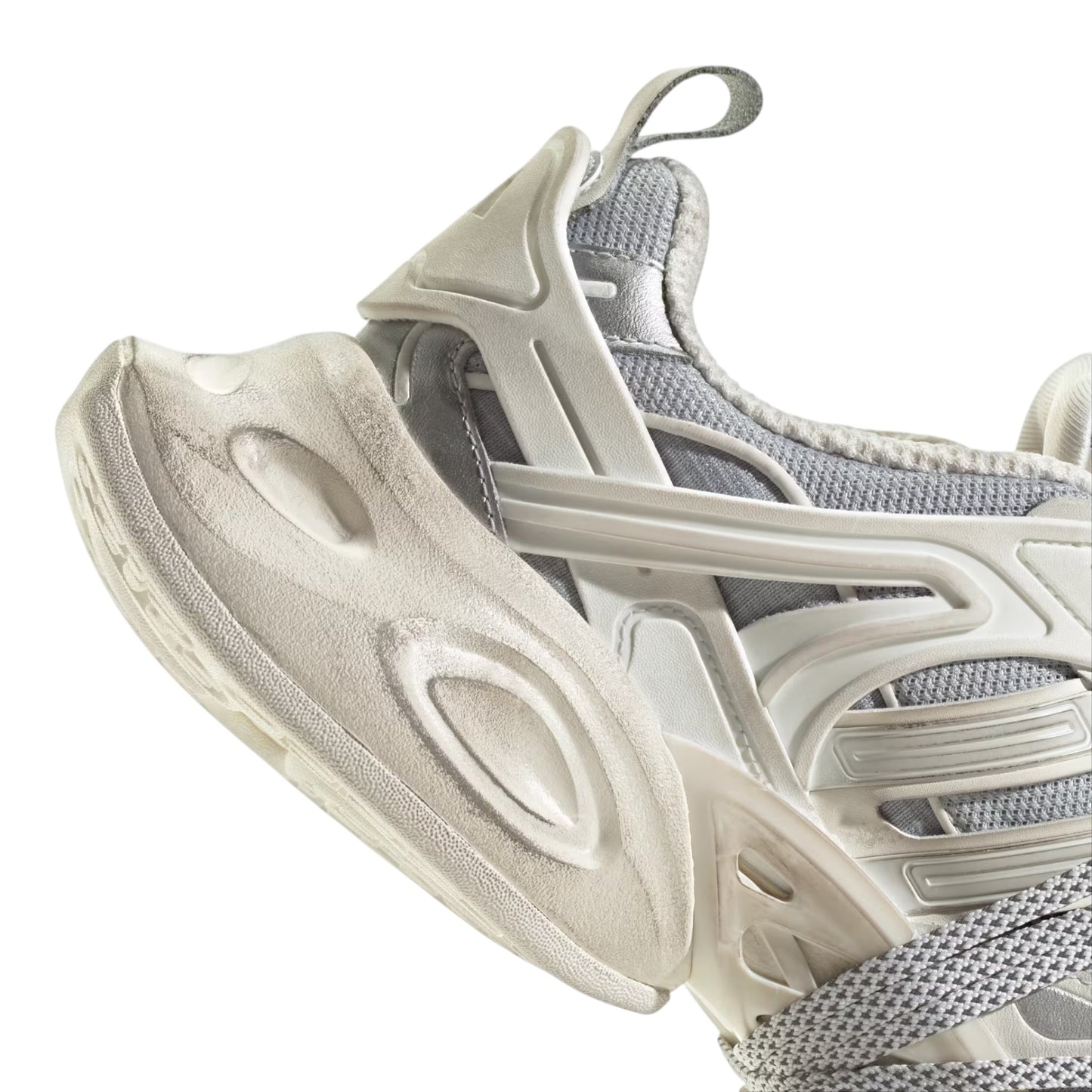 Adidas Vento XLG Deluxe White Silver Metallic sneaker JS1588 Dettaglio