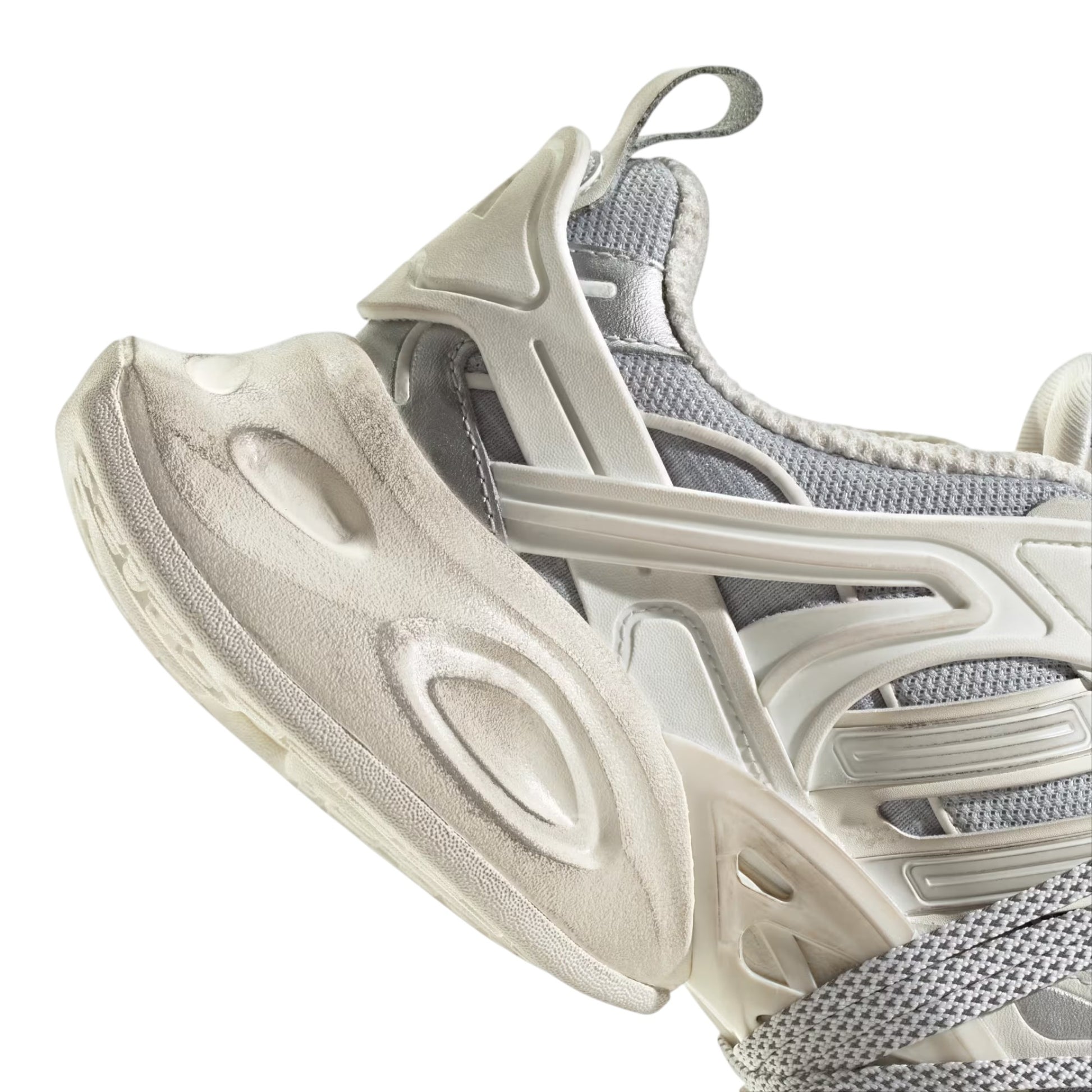 Adidas Vento XLG Deluxe White Silver Metallic sneaker JS1588 Dettaglio
