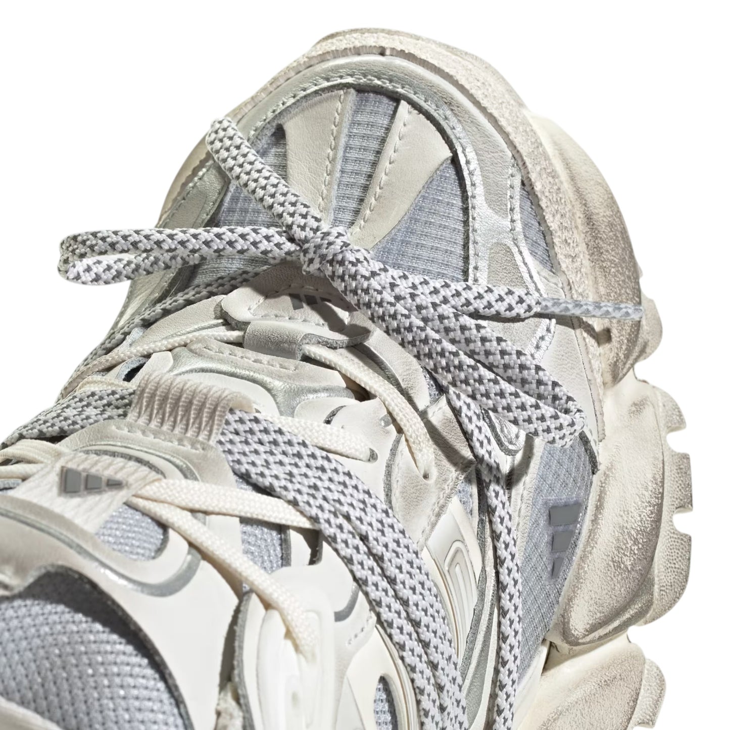Adidas Vento XLG Deluxe White Silver Metallic sneaker JS1588 Dettaglio1