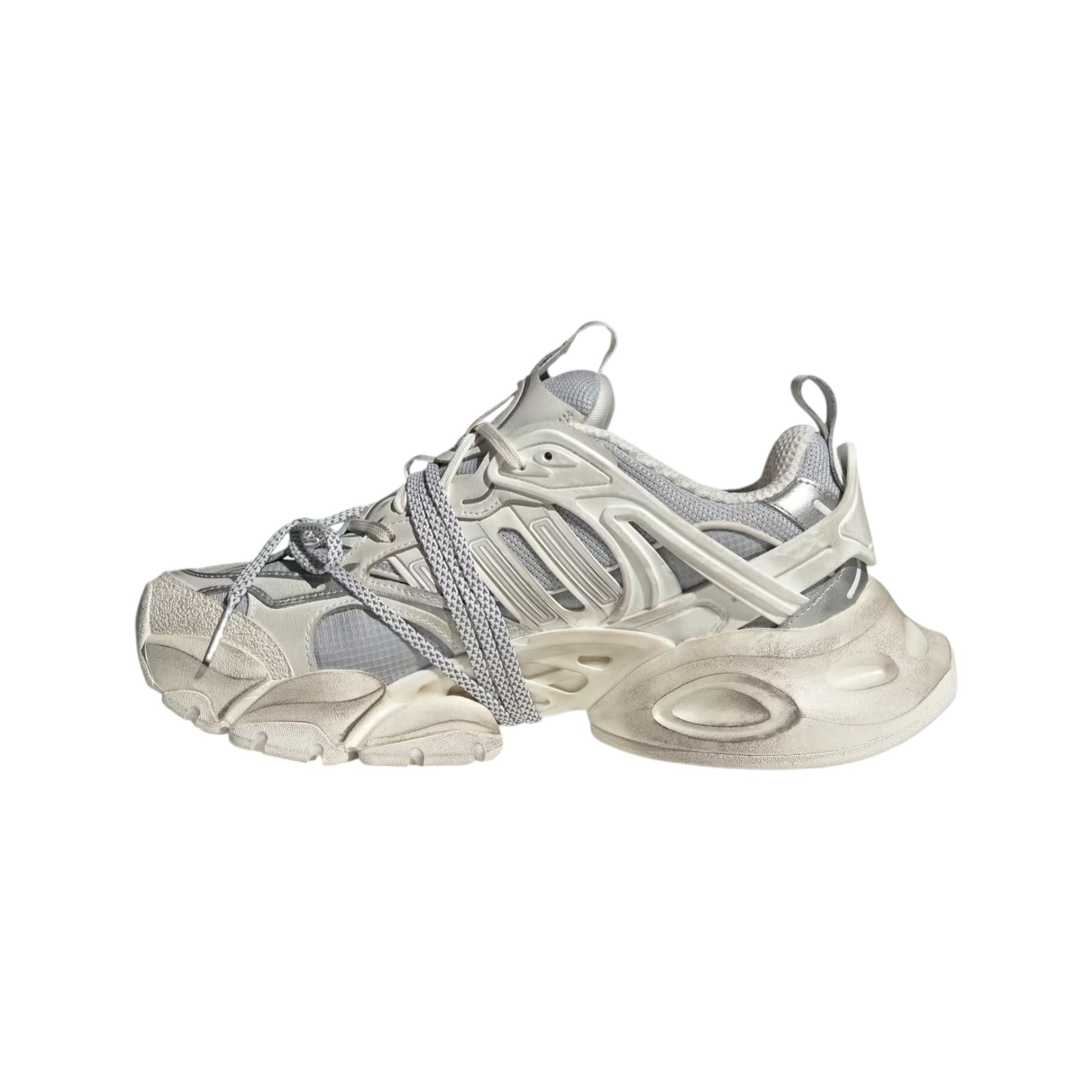 Adidas Vento XLG Deluxe White Silver Metallic sneaker JS1588 Laterale1