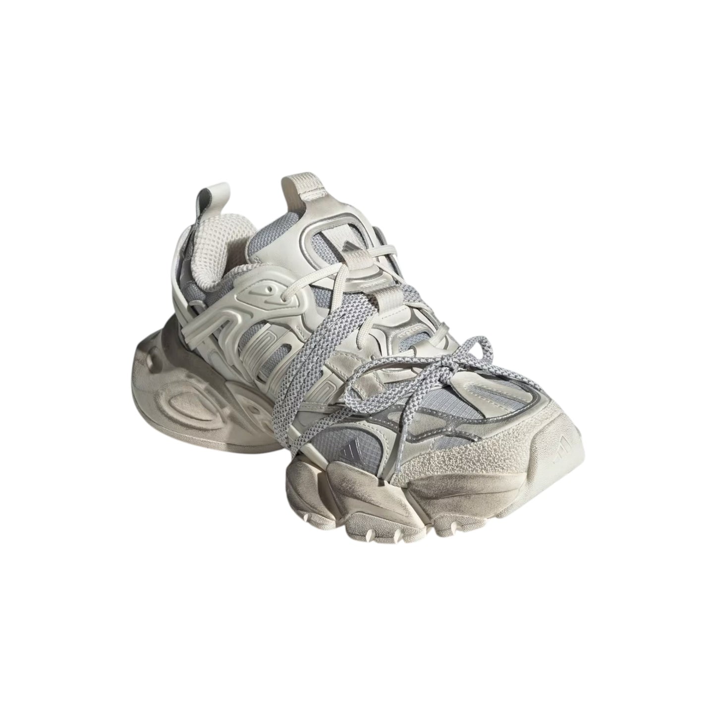 Adidas Vento XLG Deluxe White Silver Metallic sneaker JS1588 Obliqua