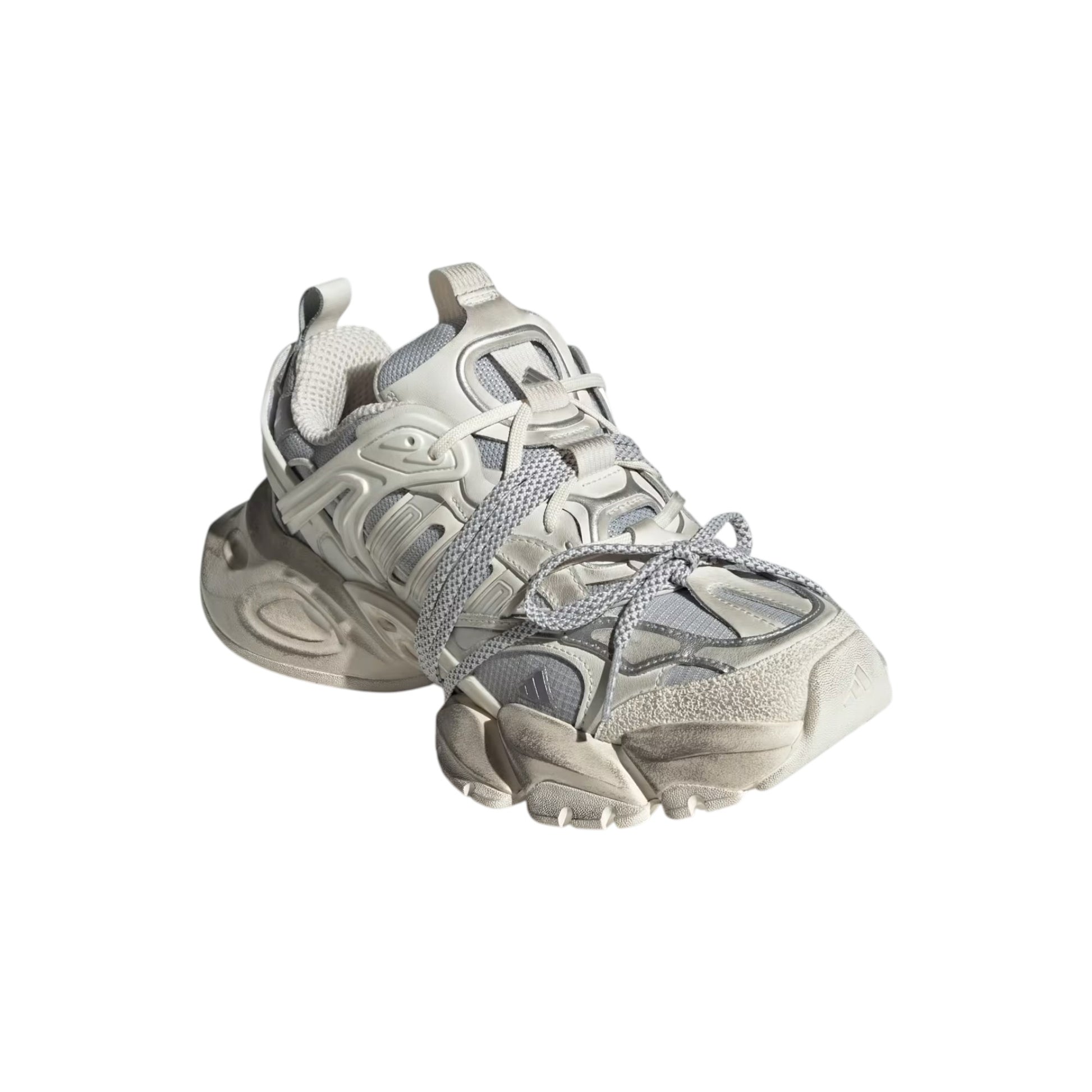 Adidas Vento XLG Deluxe White Silver Metallic sneaker JS1588 Obliqua