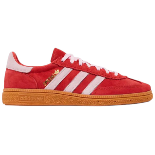 Adidas Womens Handball Spezial Bright Red Clear Pink sneaker IE5894  Laterale