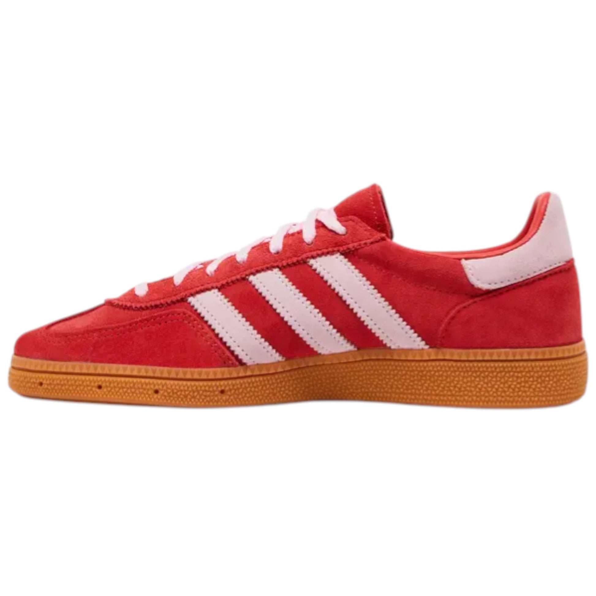 Adidas Womens Handball Spezial Bright Red Clear Pink sneaker IE5894 Laterale1 