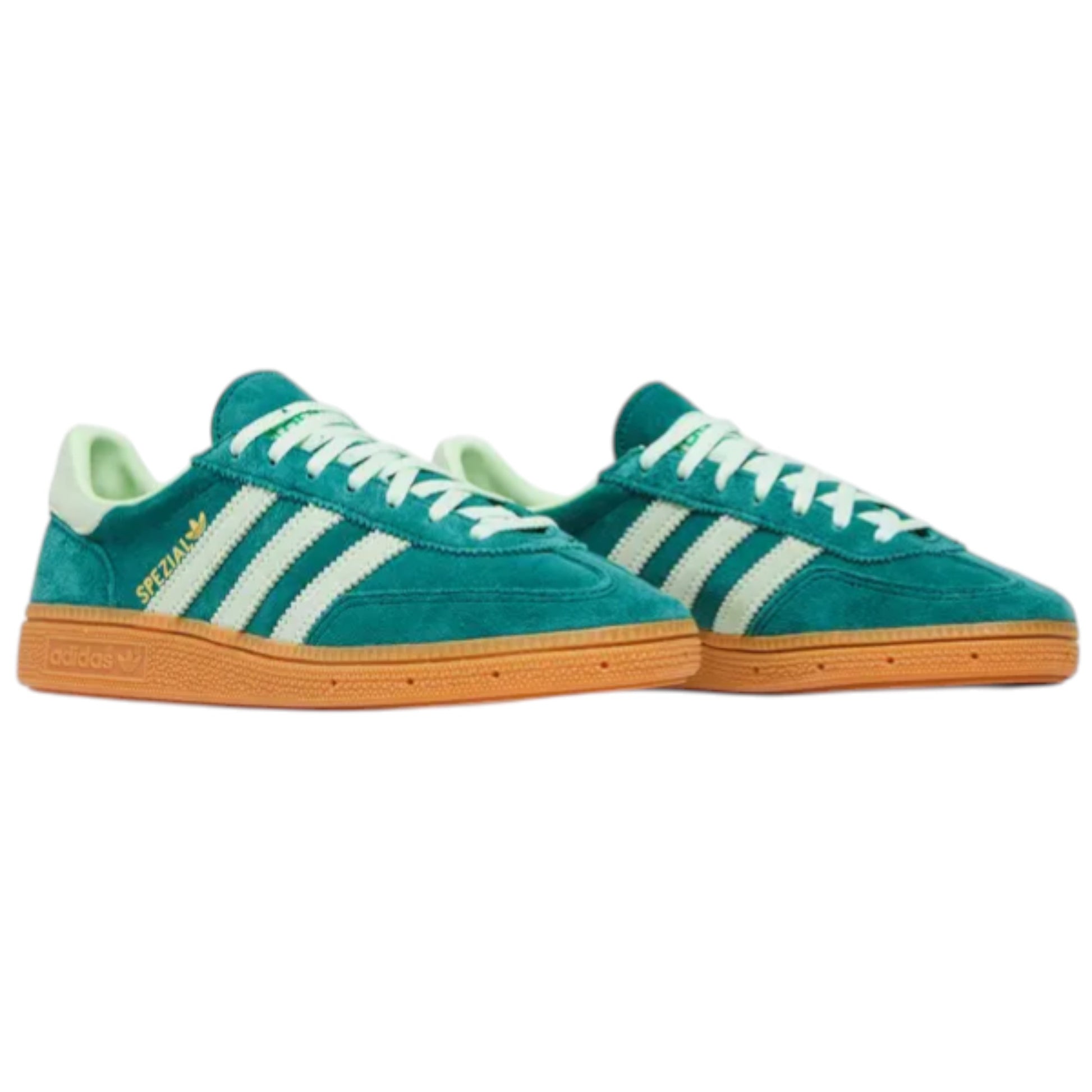 Adidas Womens Handball Spezial Collegiate Green Green Spark sneaker IE5896 Obliqua