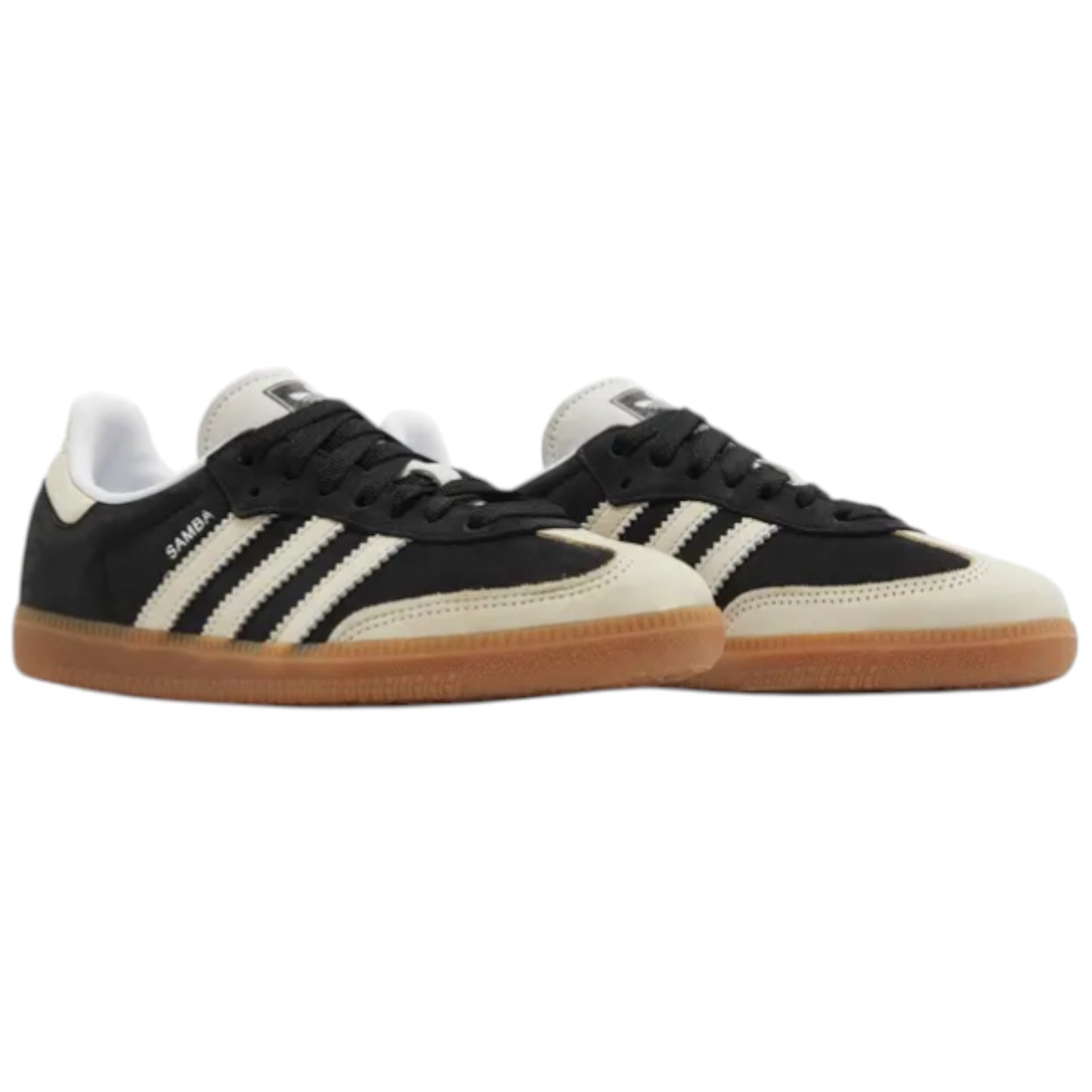 adidas Womens Samba OG Black Wonder White sneaker IE5836 Obliqua