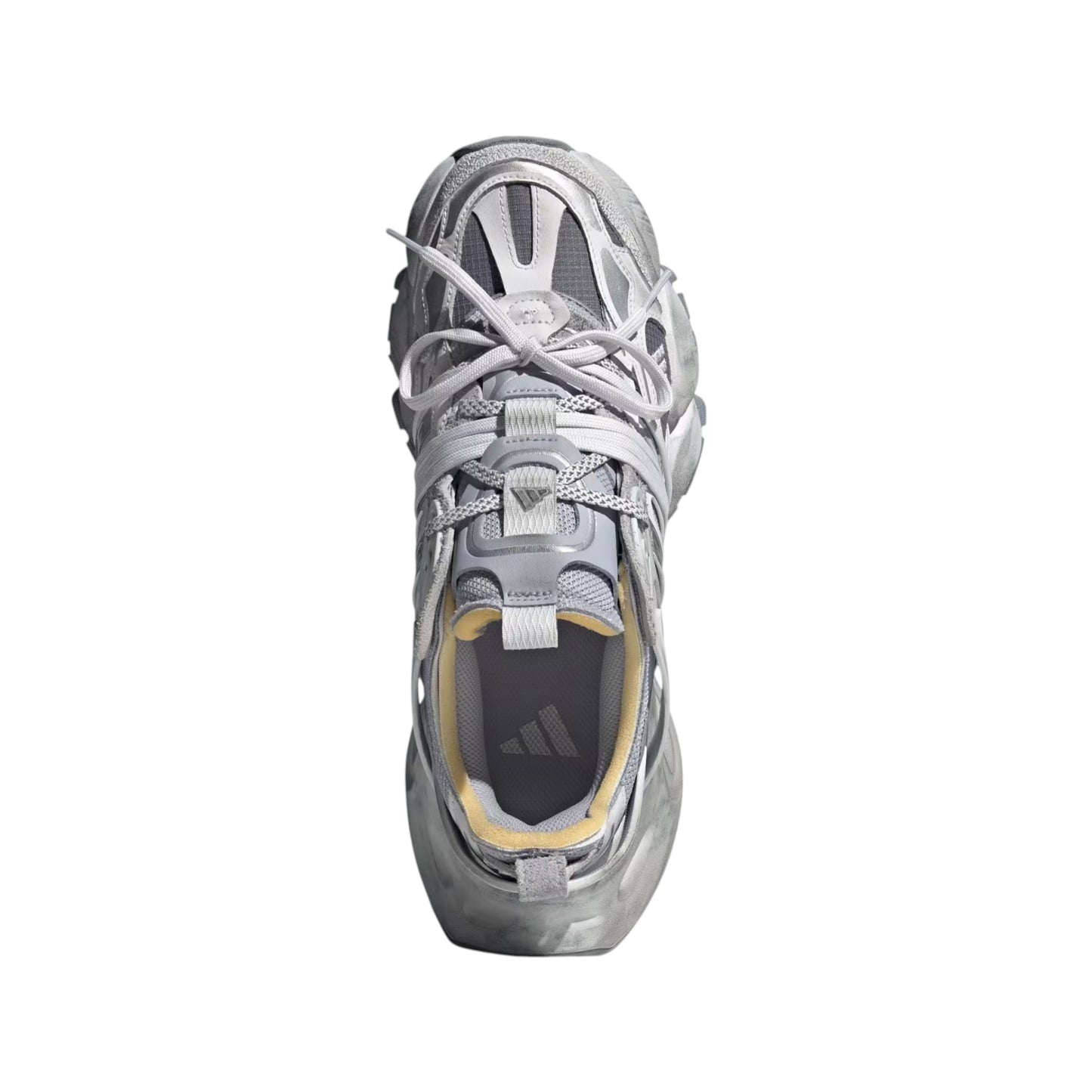 Adidas XLG Runner Deluxe Gray Silver Metallic sneaker JR9633 Alto