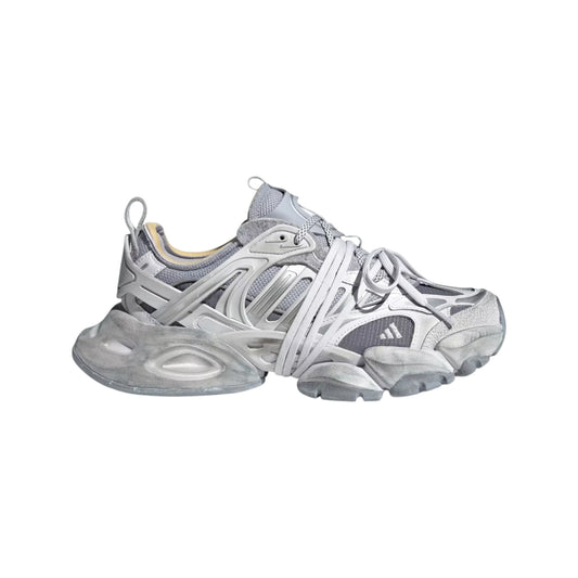 Adidas XLG Runner Deluxe Gray Silver Metallic sneaker JR9633 Laterale