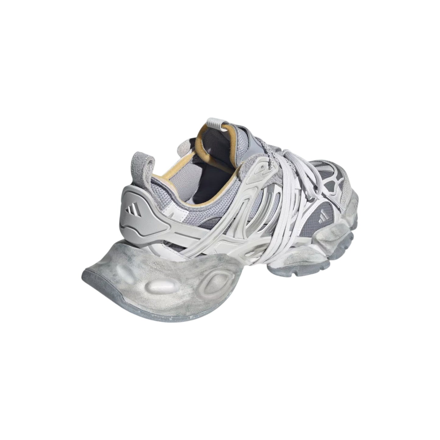 Adidas XLG Runner Deluxe Gray Silver Metallic sneaker JR9633 Obliqua1