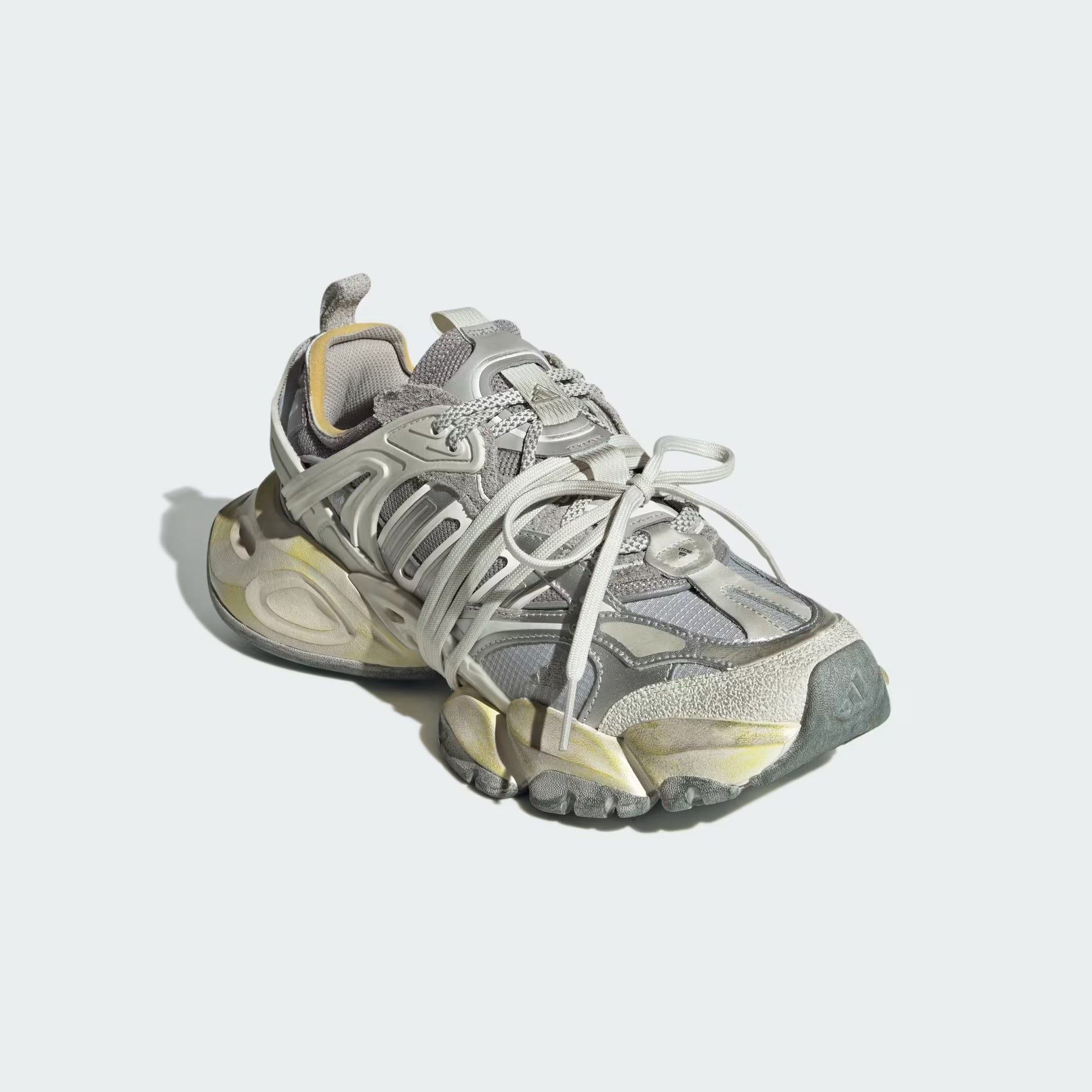 adidas XLG Runner Deluxe Grey Metallic Silver sneaker JR9631 Obliquo