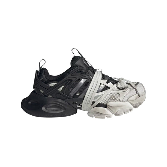 Adidas XLG Runner Deluxe White Black sneaker JR0861 Laterale