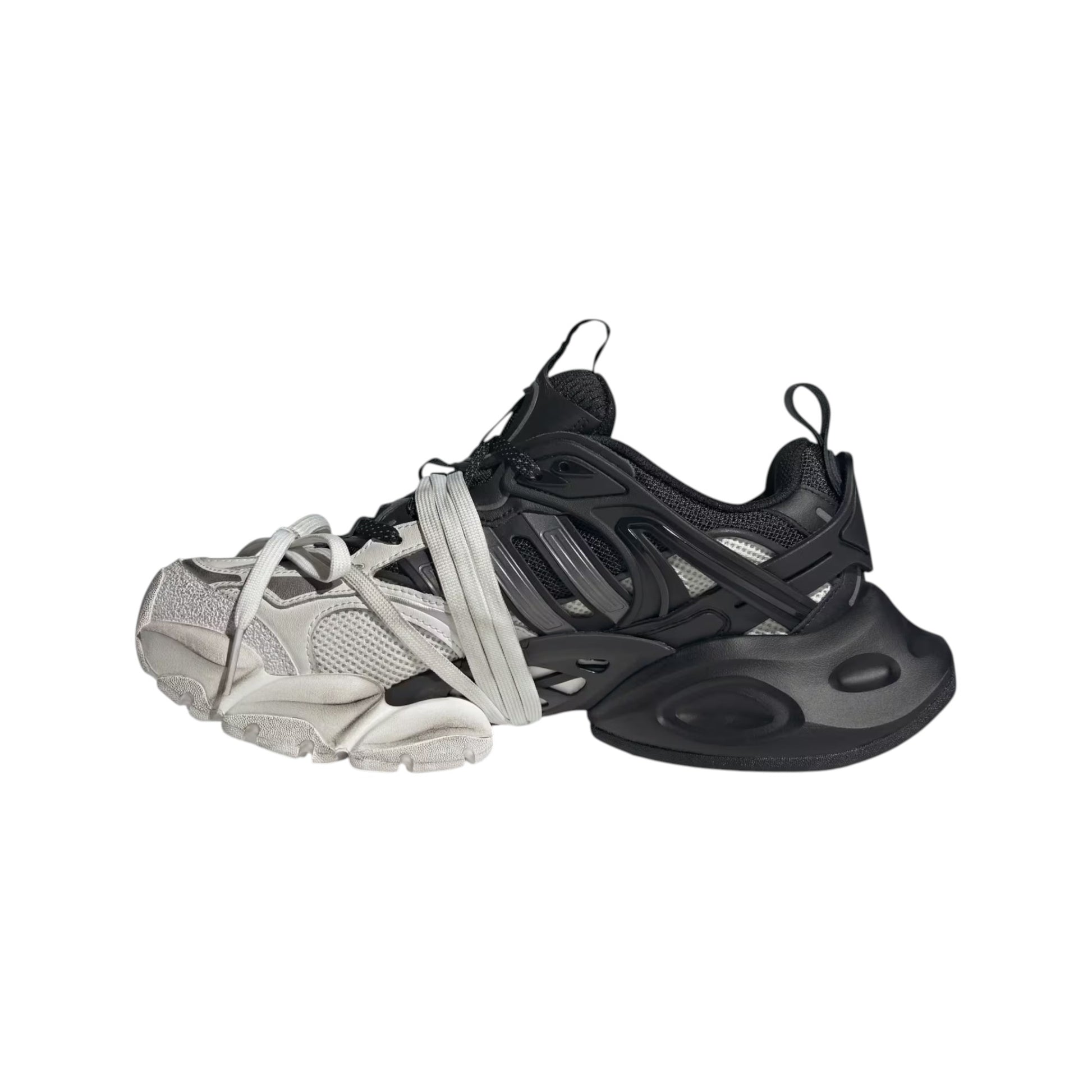 Adidas XLG Runner Deluxe White Black sneaker JR0861 Laterale1