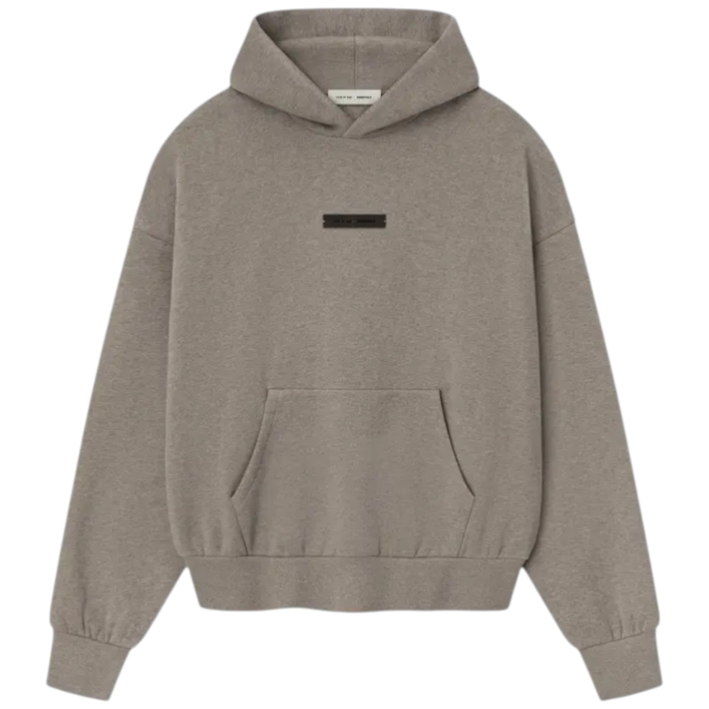 Fear of God Essentials Classic Fit Fleece Hoodie Homestead Heather garment 192SP252053F Frontale