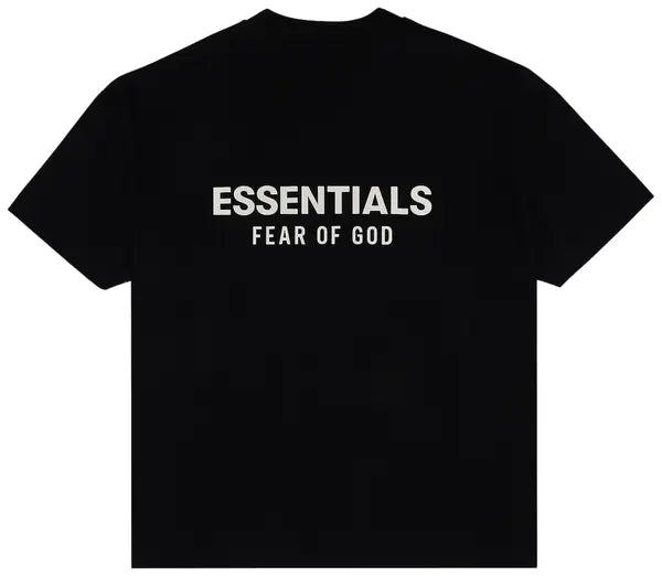 Fear of God Essentials Classic Short Sleeve Tee Jet Black garment 125AS254190F Retro