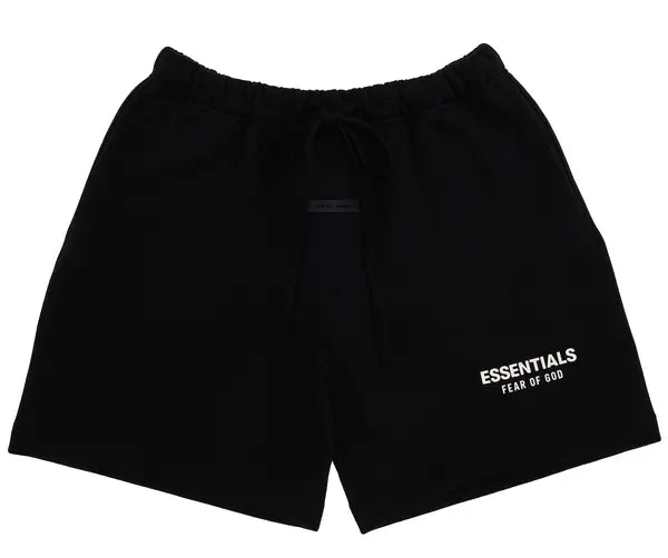 Fear of God Essentials Classic Sweatshort Jet Black garment 160AS252000F Frontale