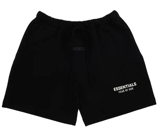 Fear of God Essentials Classic Sweatshort Jet Black garment 160AS252000F Frontale