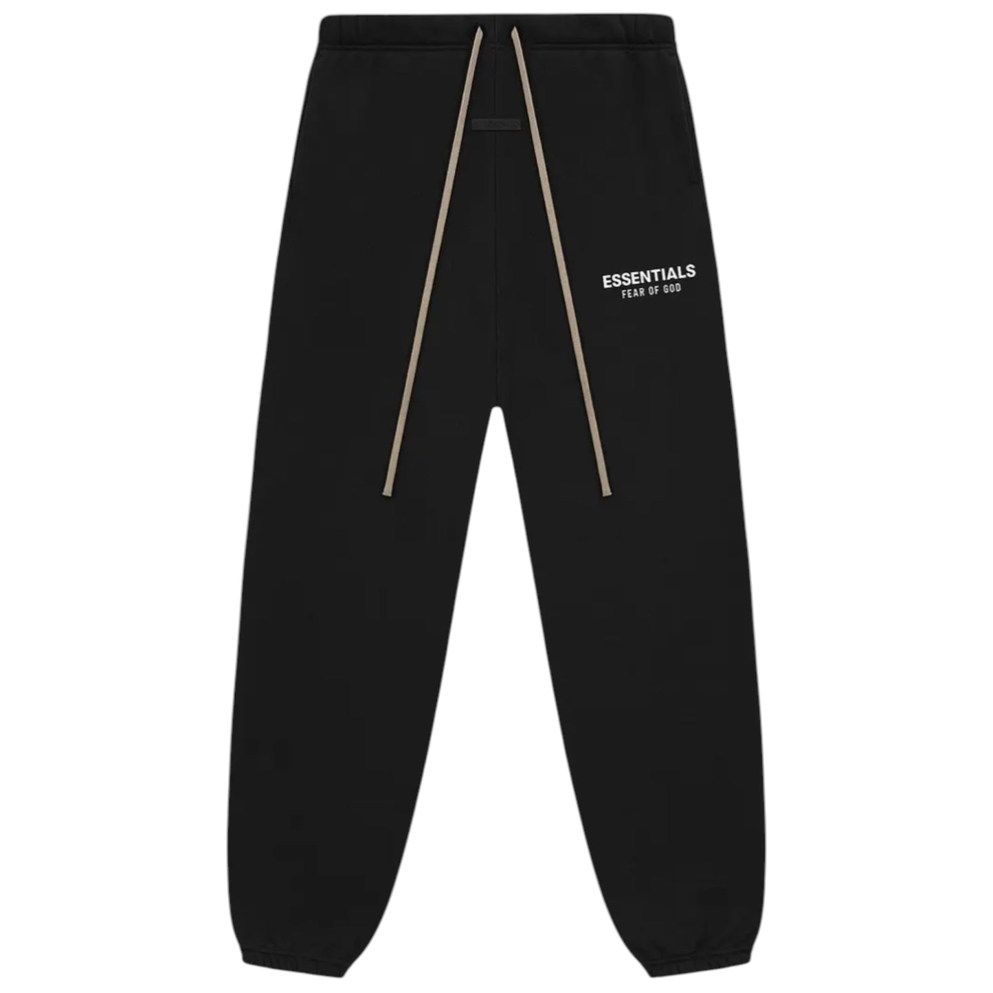 Fear of God Essentials Fleece Essential Sweatpant Black garment 130SP252020F Frontale