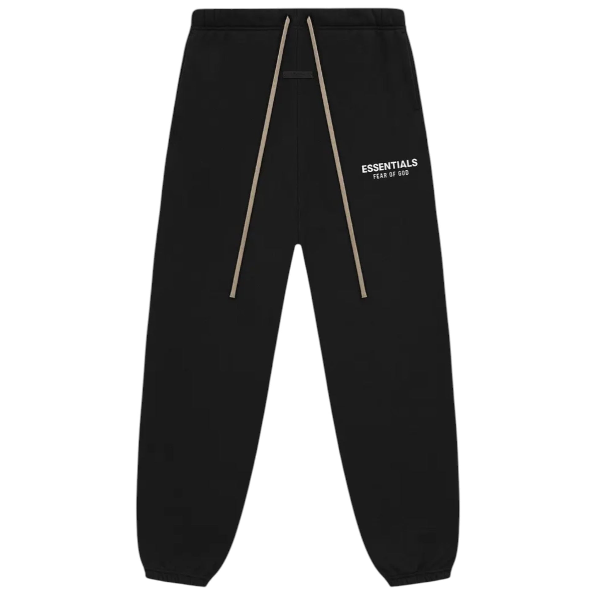 Fear of God Essentials Fleece Essential Sweatpant Black garment 130SP252020F Frontale