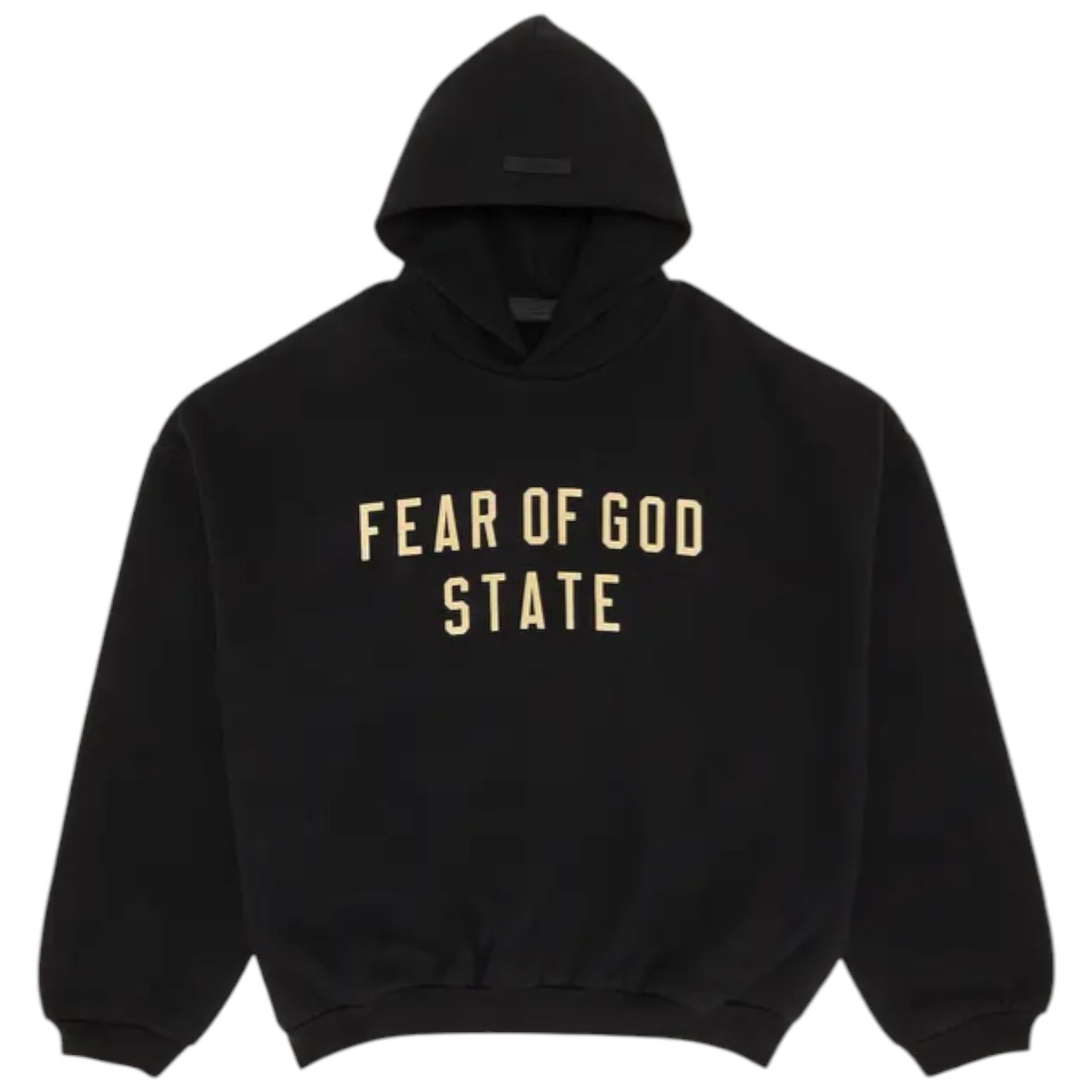 Fear of God Essentials Fleece Hoodie Black garment 192BT246250F Frontale