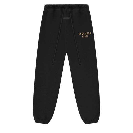 Fear of God Essentials Fleece Sweatpant Black garment 130BT242020F