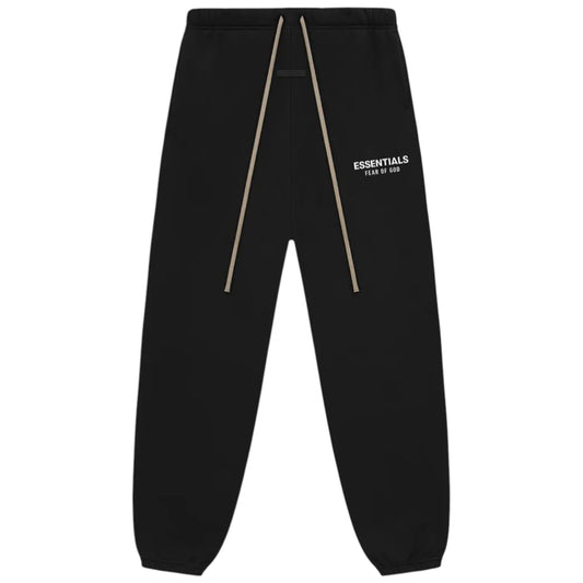 Fear of God Essentials Fleece Sweatpant Black garment 130HO242020F Frontale