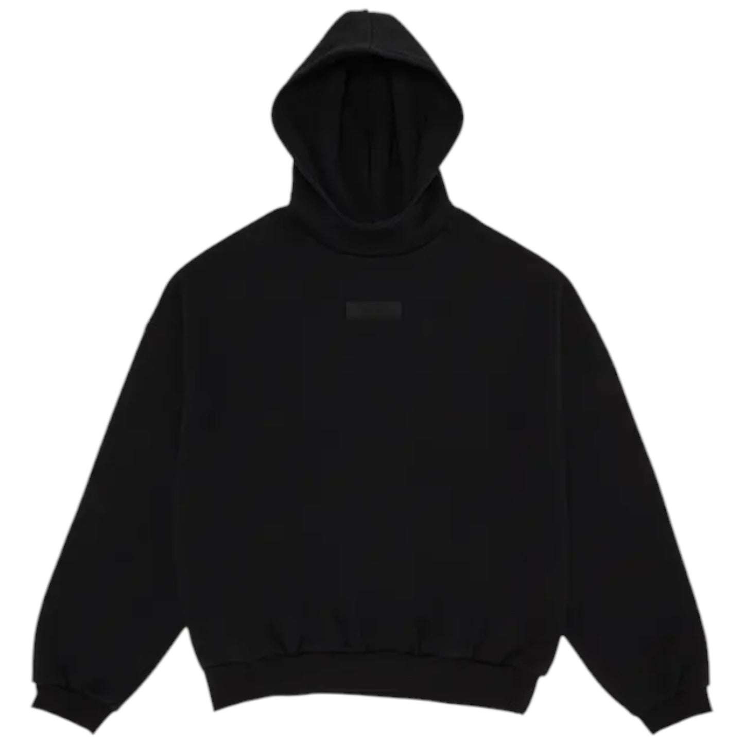 Fear of God Essentials Hoodie Jet Black garment 192SP242054F Frontale