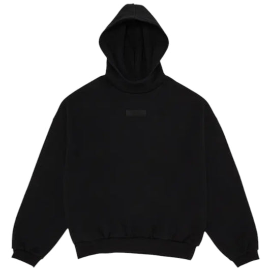 Fear of God Essentials Hoodie Jet Black garment 192SP242054F Frontale