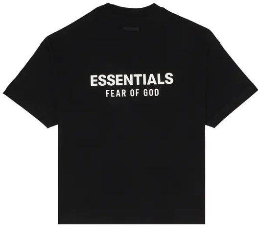 Fear of God Essentials Jersey Crewneck T Shirt Black garment 125HO244360F Retro