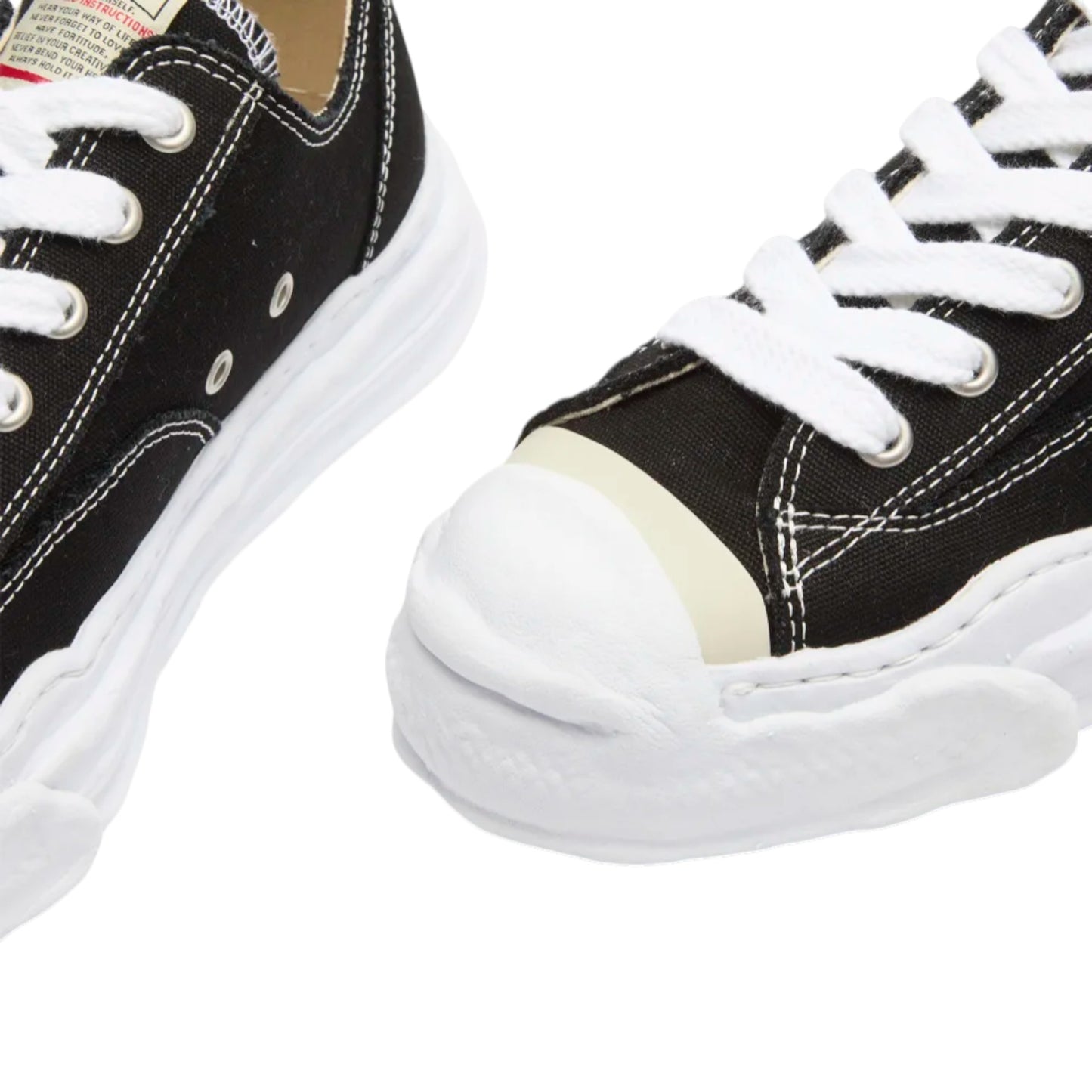 Maison Mihara Yasuhiro Hank OG Sole Canvas Low Black sneaker A05FW702-BLK Dettaglio