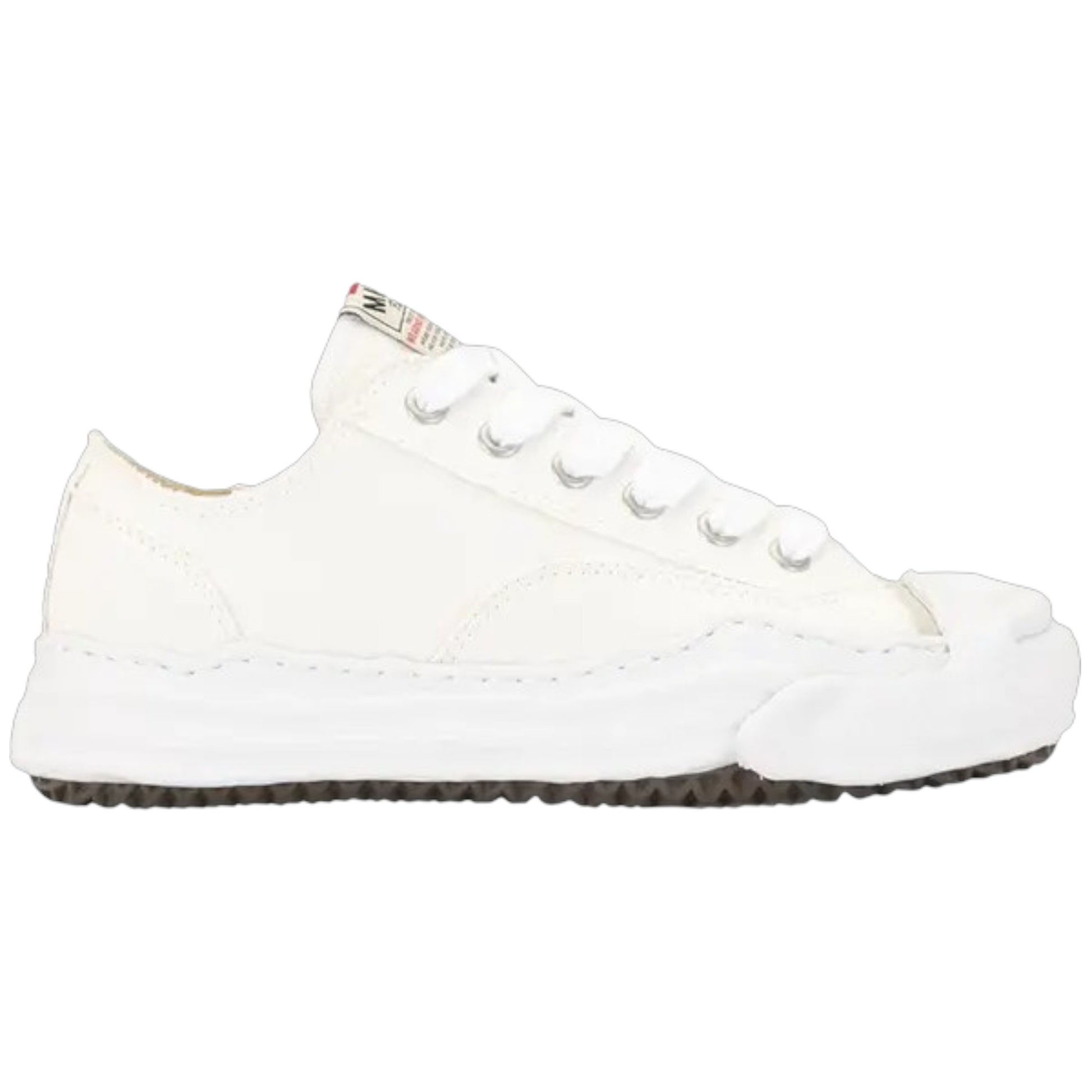 Maison Mihara Yasuhiro Hank OG Sole Canvas Low White sneaker A05FW702-WHT Laterale