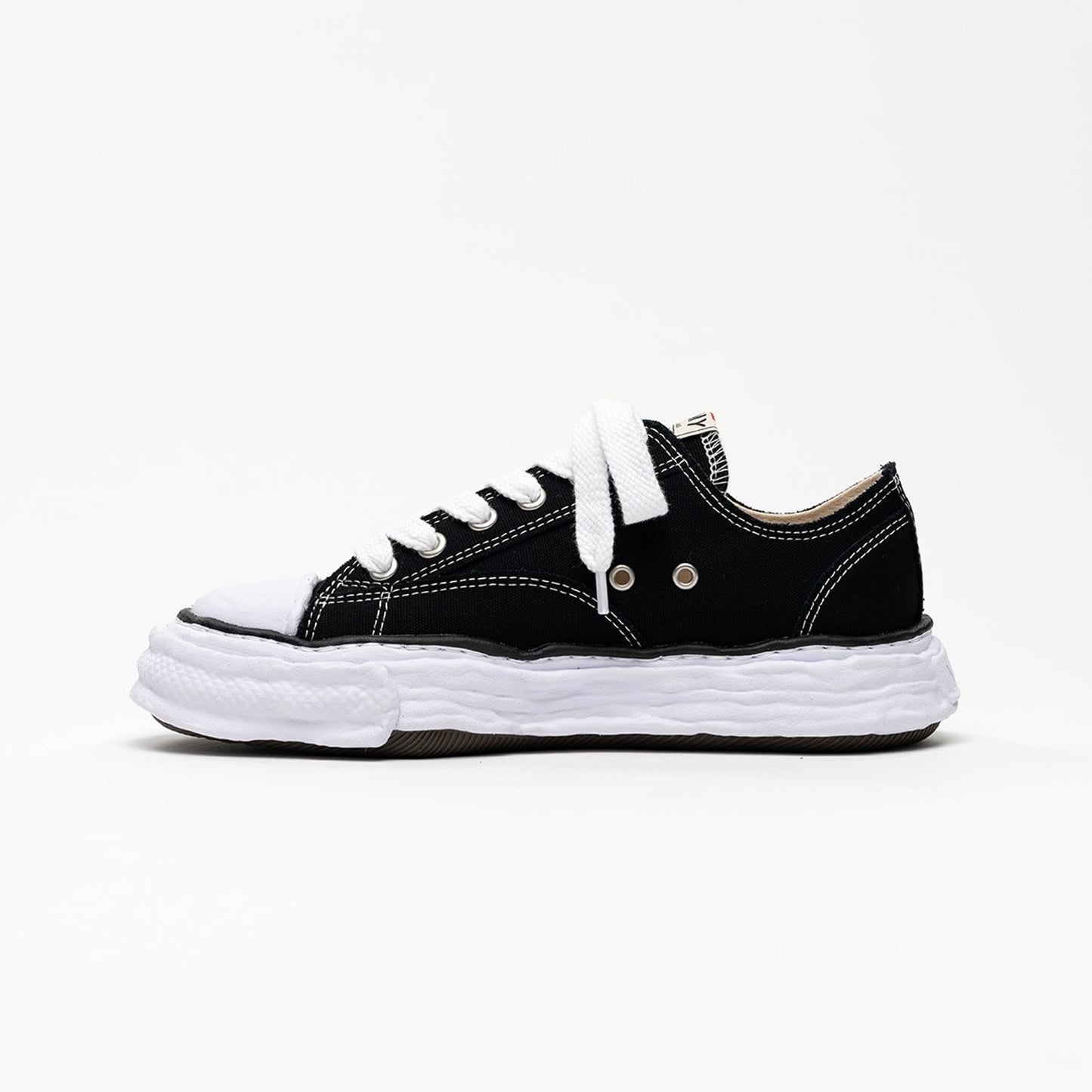 Maison Mihara Yasuhiro Peterson 23 OG Sole Canvas Low Black sneaker A11FW702-BLK Laterale2