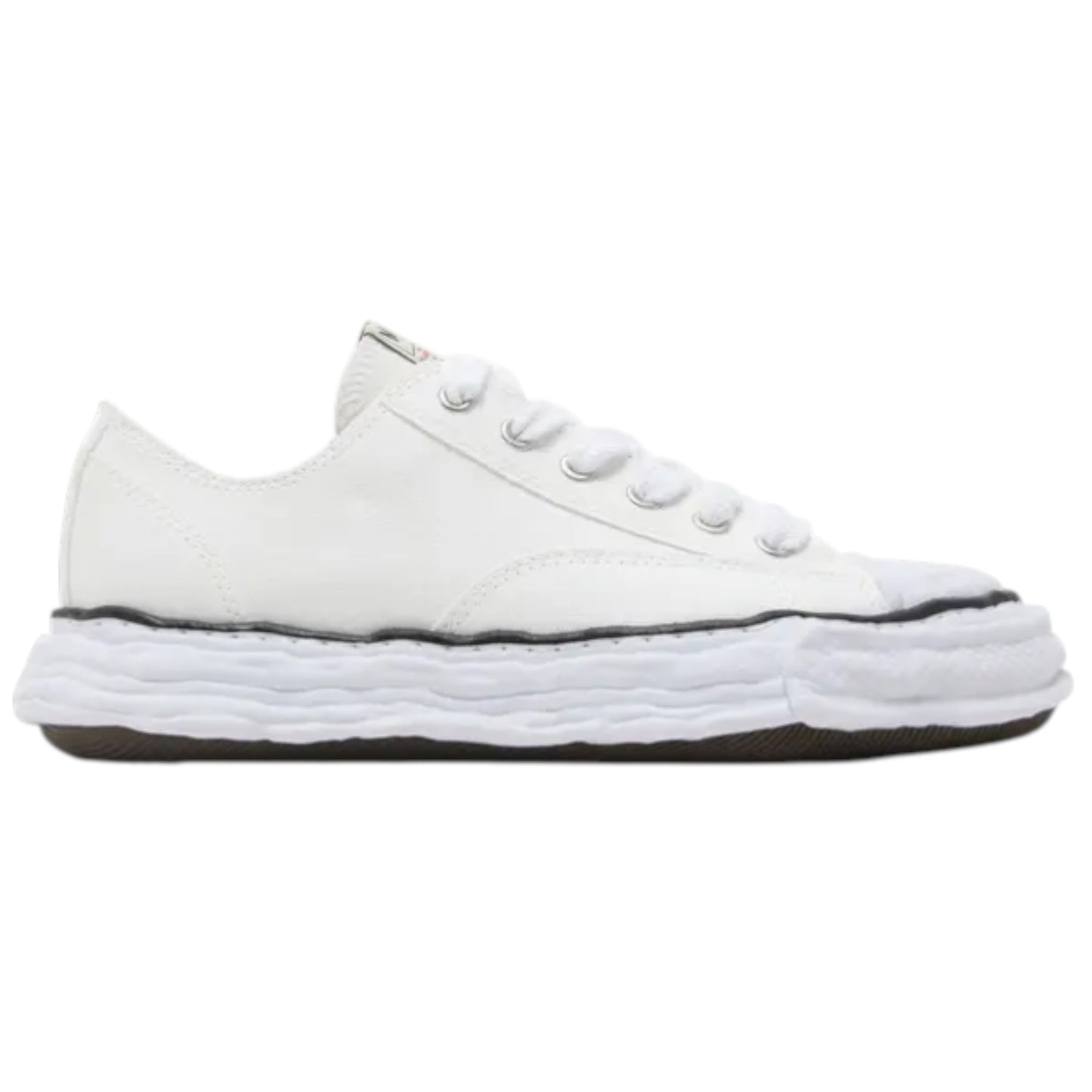 Maison Mihara Yasuhiro Peterson 23 OG Sole Canvas Low White sneaker A11FW702-WHT Laterale