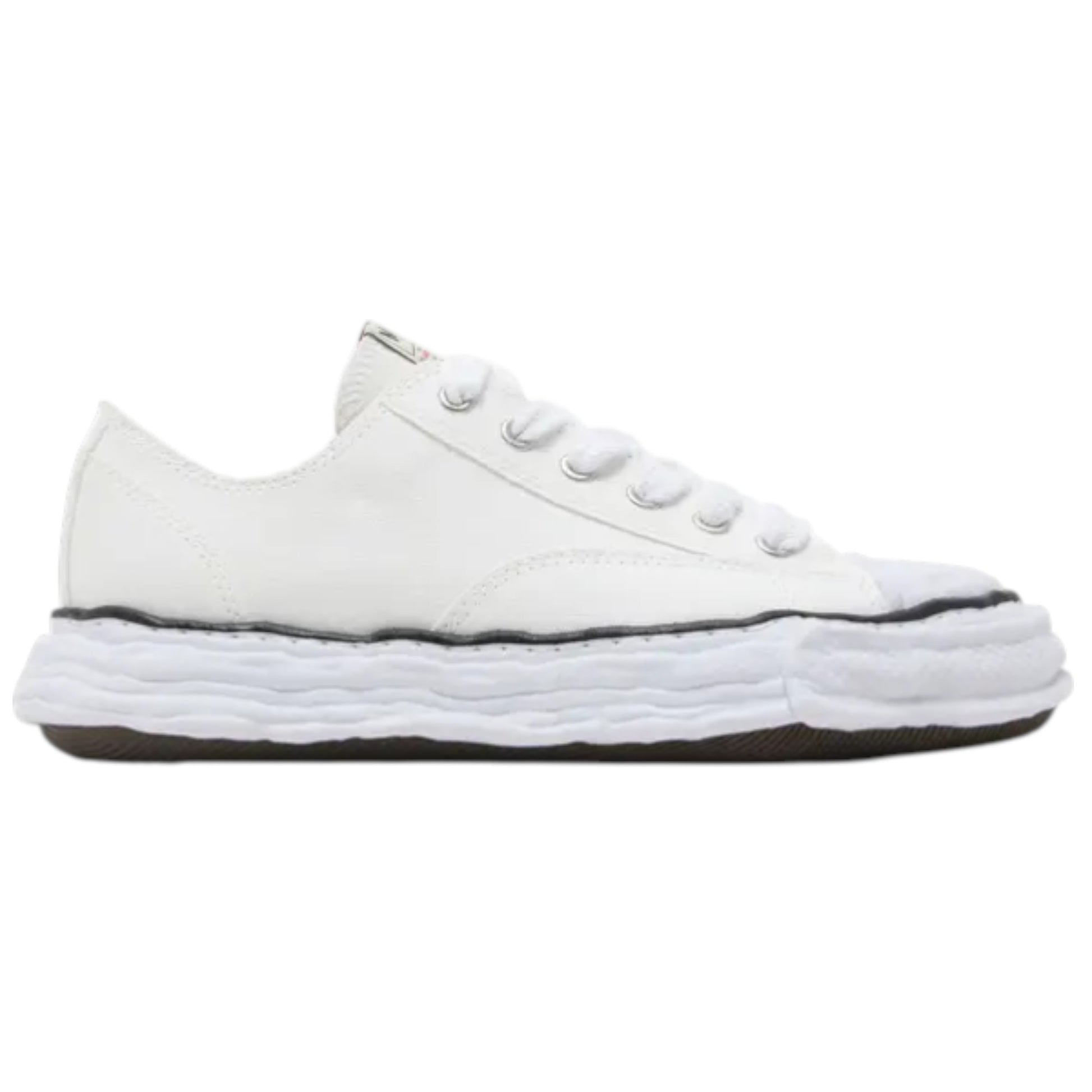Maison Mihara Yasuhiro Peterson 23 OG Sole Canvas Low White sneaker A11FW702-WHT Laterale