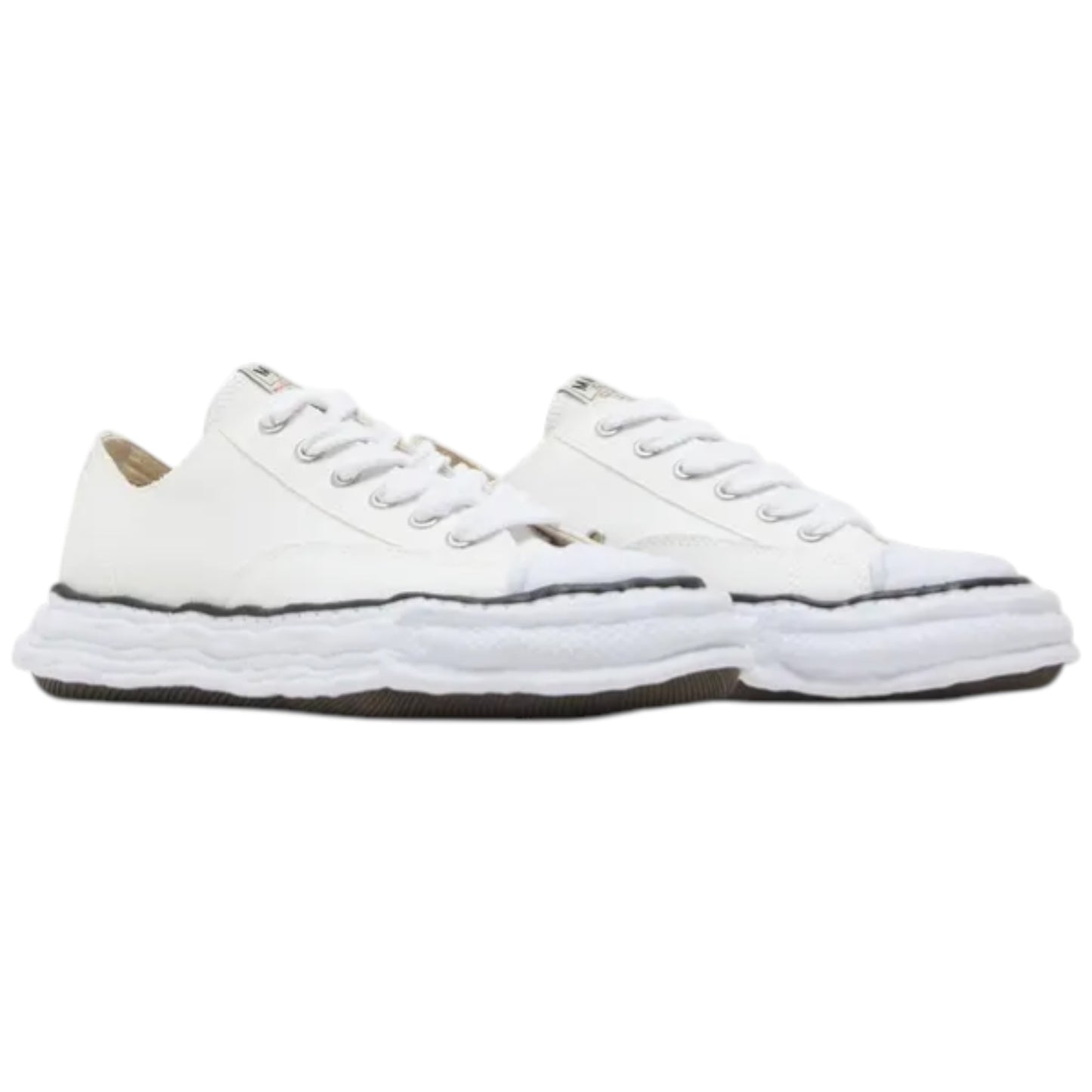 Maison Mihara Yasuhiro Peterson 23 OG Sole Canvas Low White sneaker A11FW702-WHT Obliqua