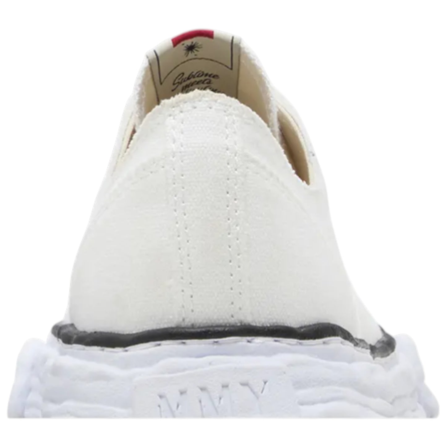 Maison Mihara Yasuhiro Peterson 23 OG Sole Canvas Low White sneaker A11FW702-WHT Retro1