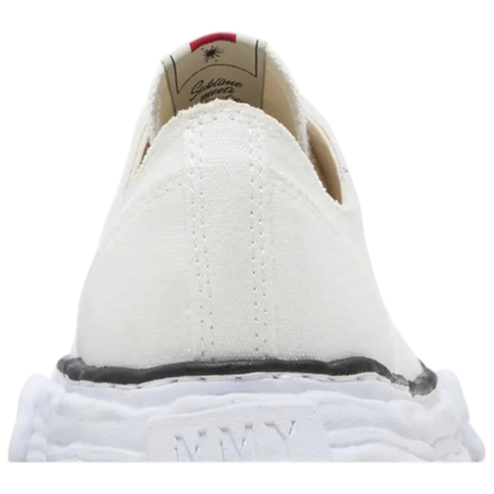 Maison Mihara Yasuhiro Peterson 23 OG Sole Canvas Low White sneaker A11FW702-WHT Retro1