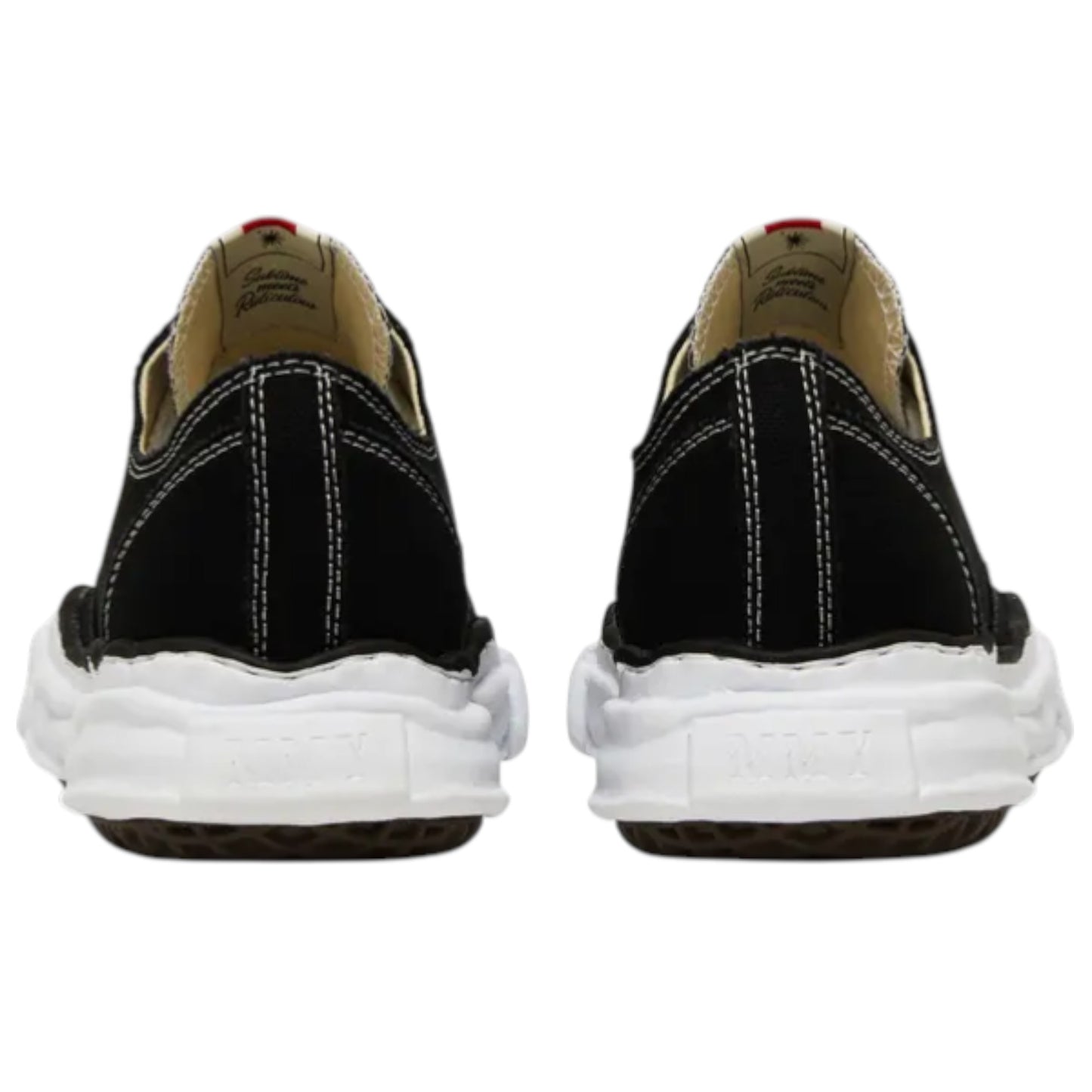 Maison Mihara Yasuhiro Peterson OG Sole Canvas Low Black sneaker A01FW702-BLK Retro