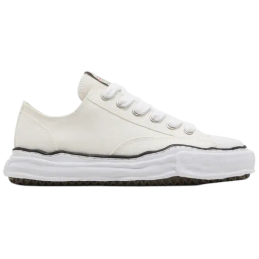 Maison Mihara Yasuhiro Peterson OG Sole Canvas Low White sneaker A01FW702-WHT Laterale