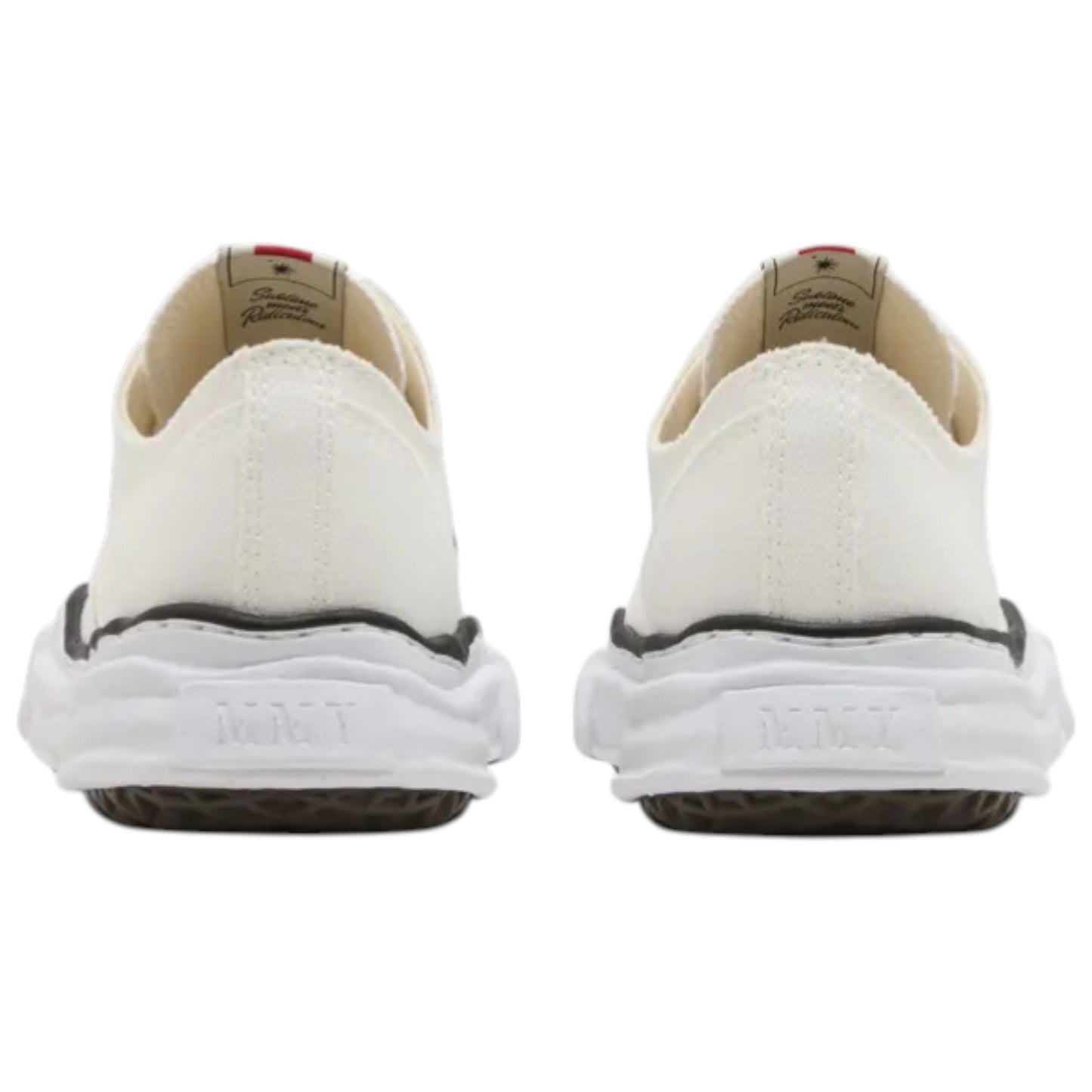 Maison Mihara Yasuhiro Peterson OG Sole Canvas Low White sneaker A01FW702-WHT Retro
