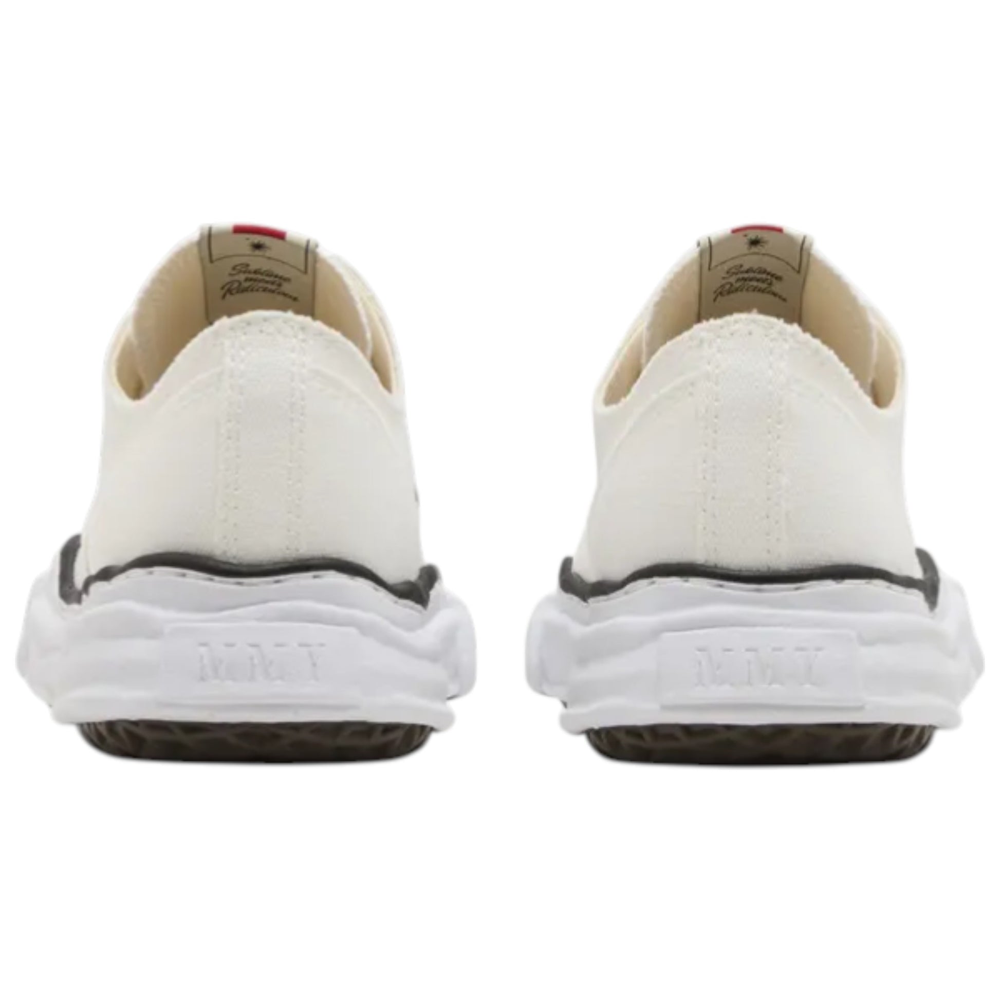Maison Mihara Yasuhiro Peterson OG Sole Canvas Low White sneaker A01FW702-WHT Retro