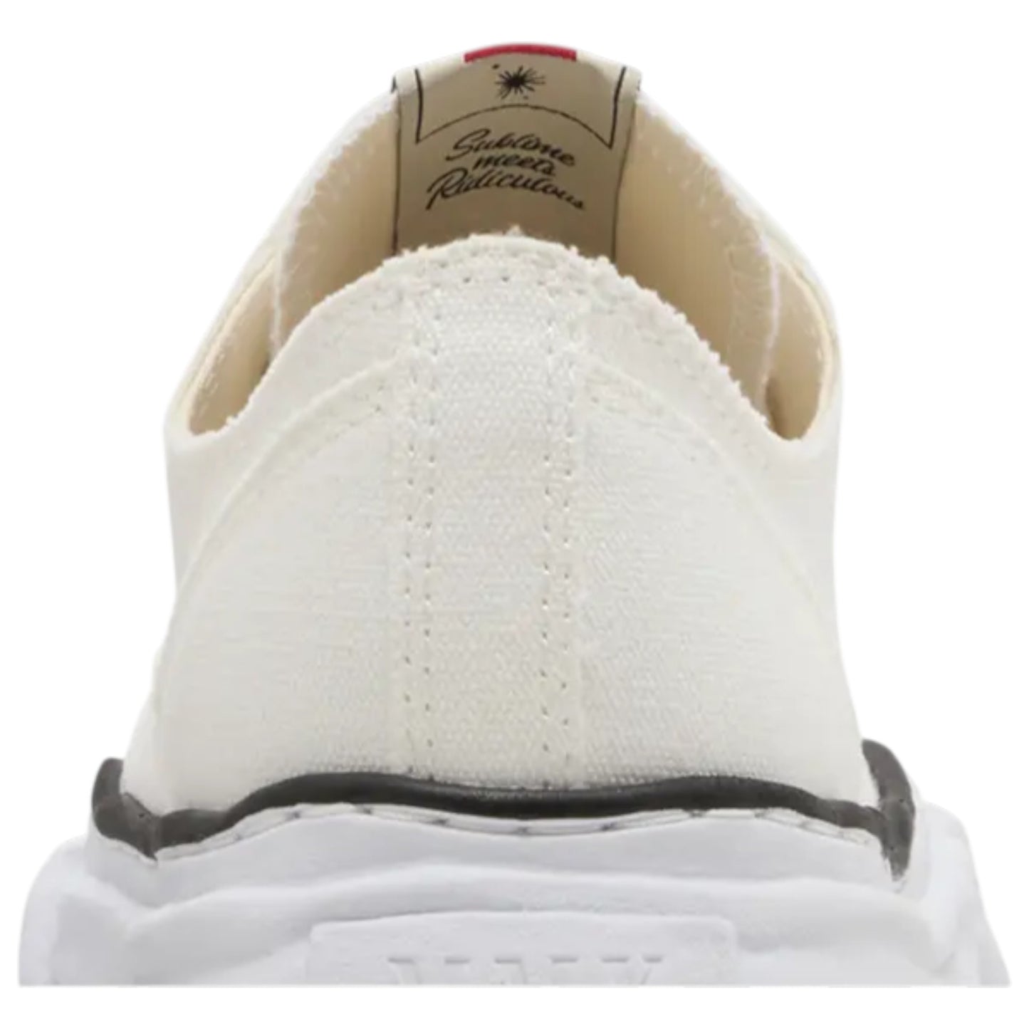 Maison Mihara Yasuhiro Peterson OG Sole Canvas Low White sneaker A01FW702-WHT Retro1