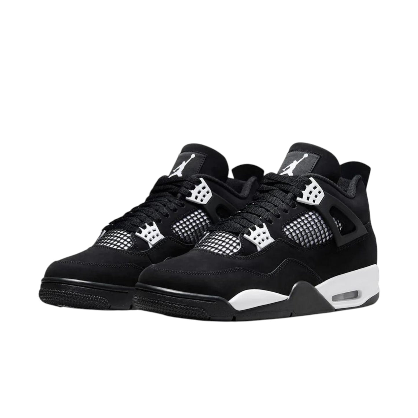 Nike Air Jordan 4 Retro White Thunder sneaker FQ8138-001 Obliqua