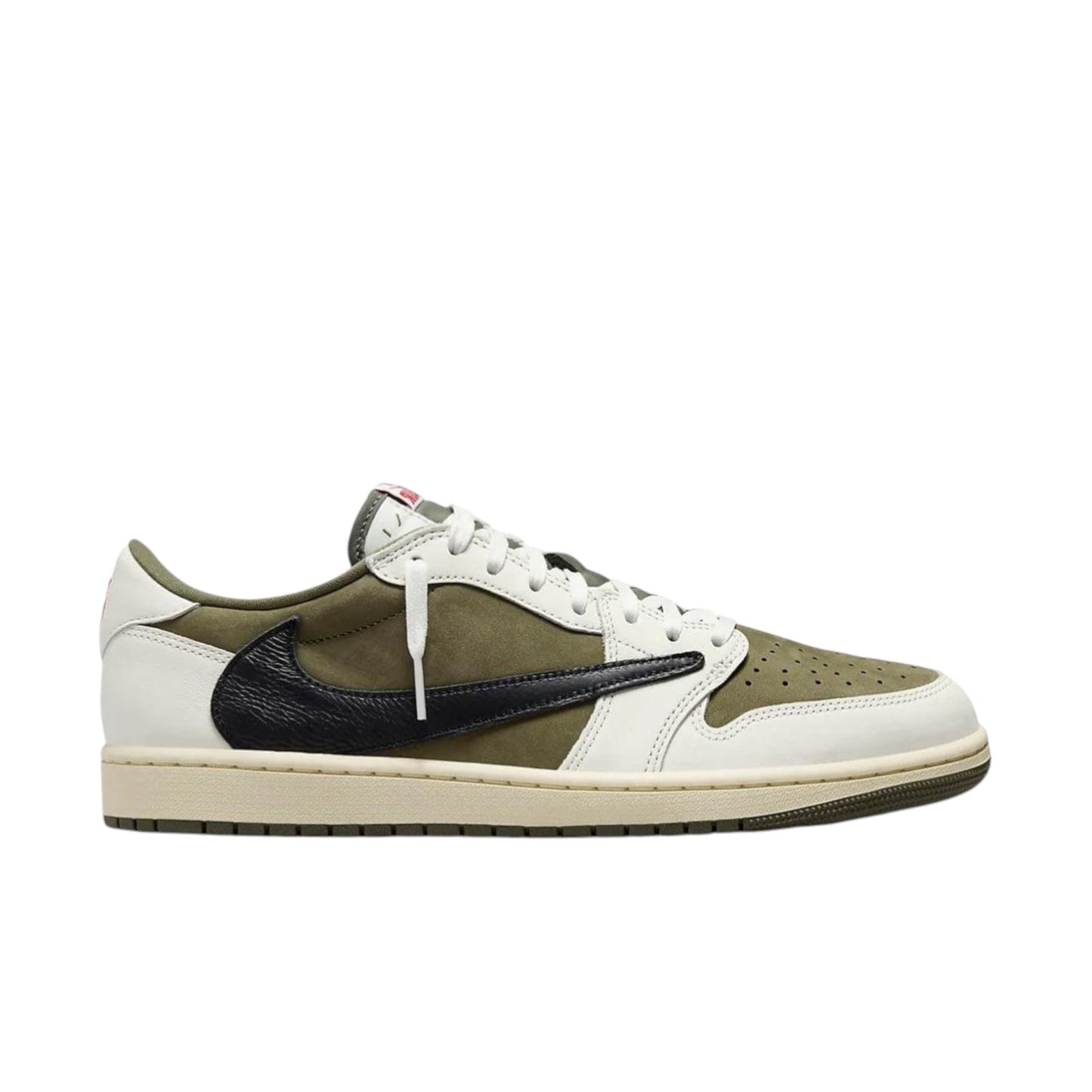 Nike Travis Scott Air Jordan 1 Low OG SP Olive sneaker DM7866-200 Laterale