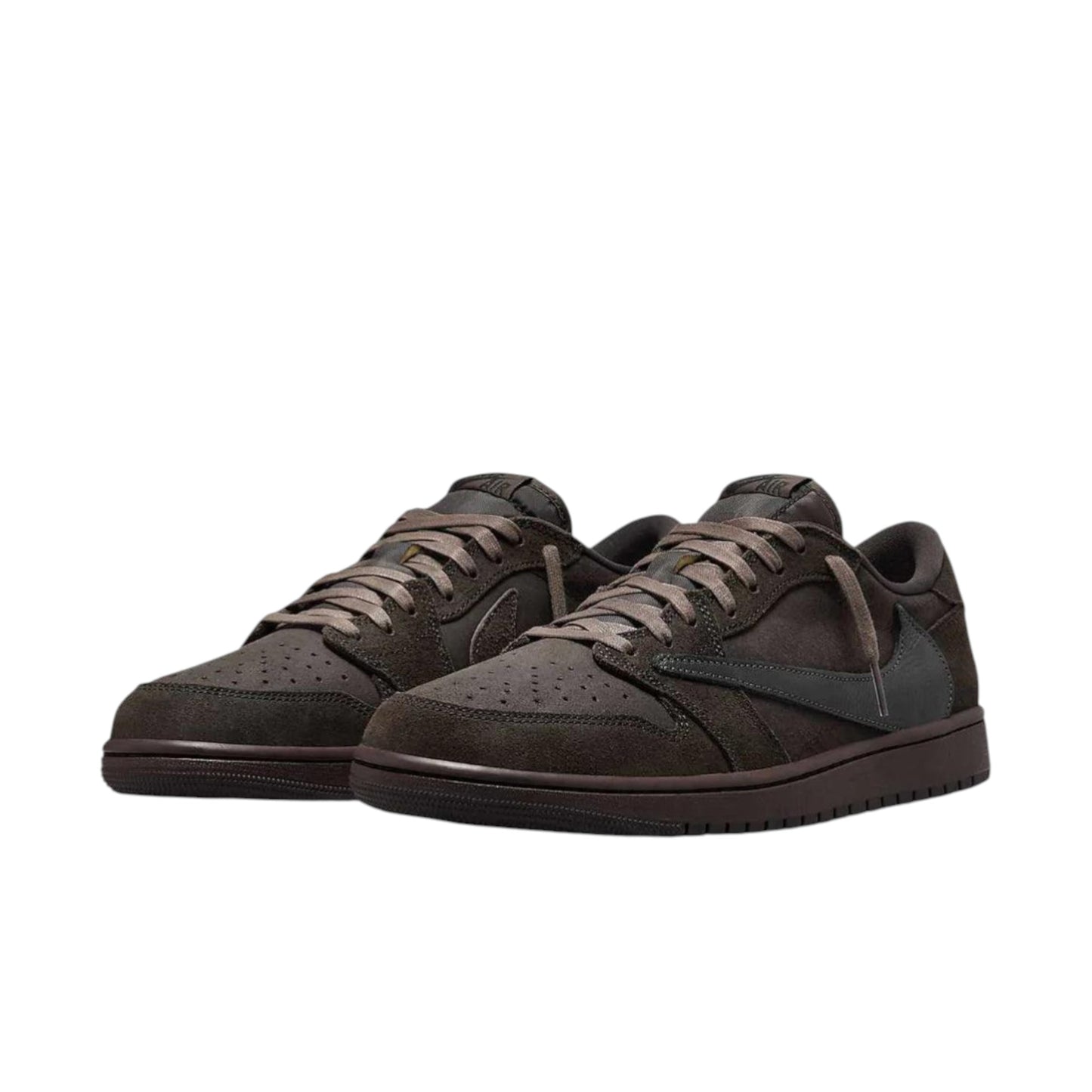 Nike Travis Scott Air Jordan 1 Low OG SP Velvet Brown sneaker DM7866-202 Obliqua