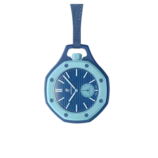 Swatch x Audemars Piguet Bioceramic Royal Pop Savonnette Lan Ba Blue watch SSX03L100N Fronte