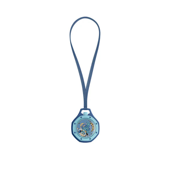 Swatch x Audemars Piguet Bioceramic Royal Pop Savonnette Lan Ba Blue watch SSX03L100N Intero