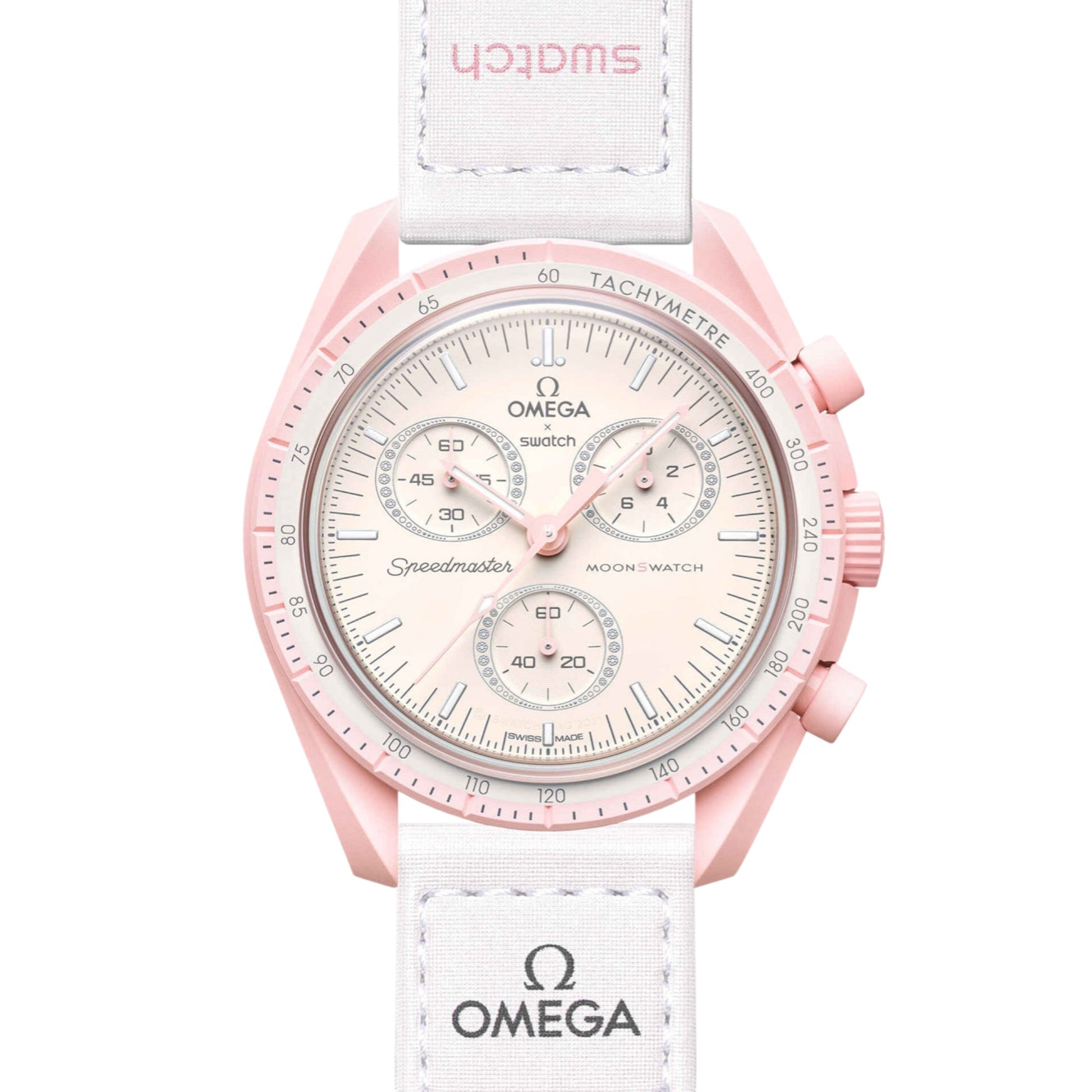 Swatch Omega Bioceramic Moonswatch Mission to Venus watch SO33P100 Frontale